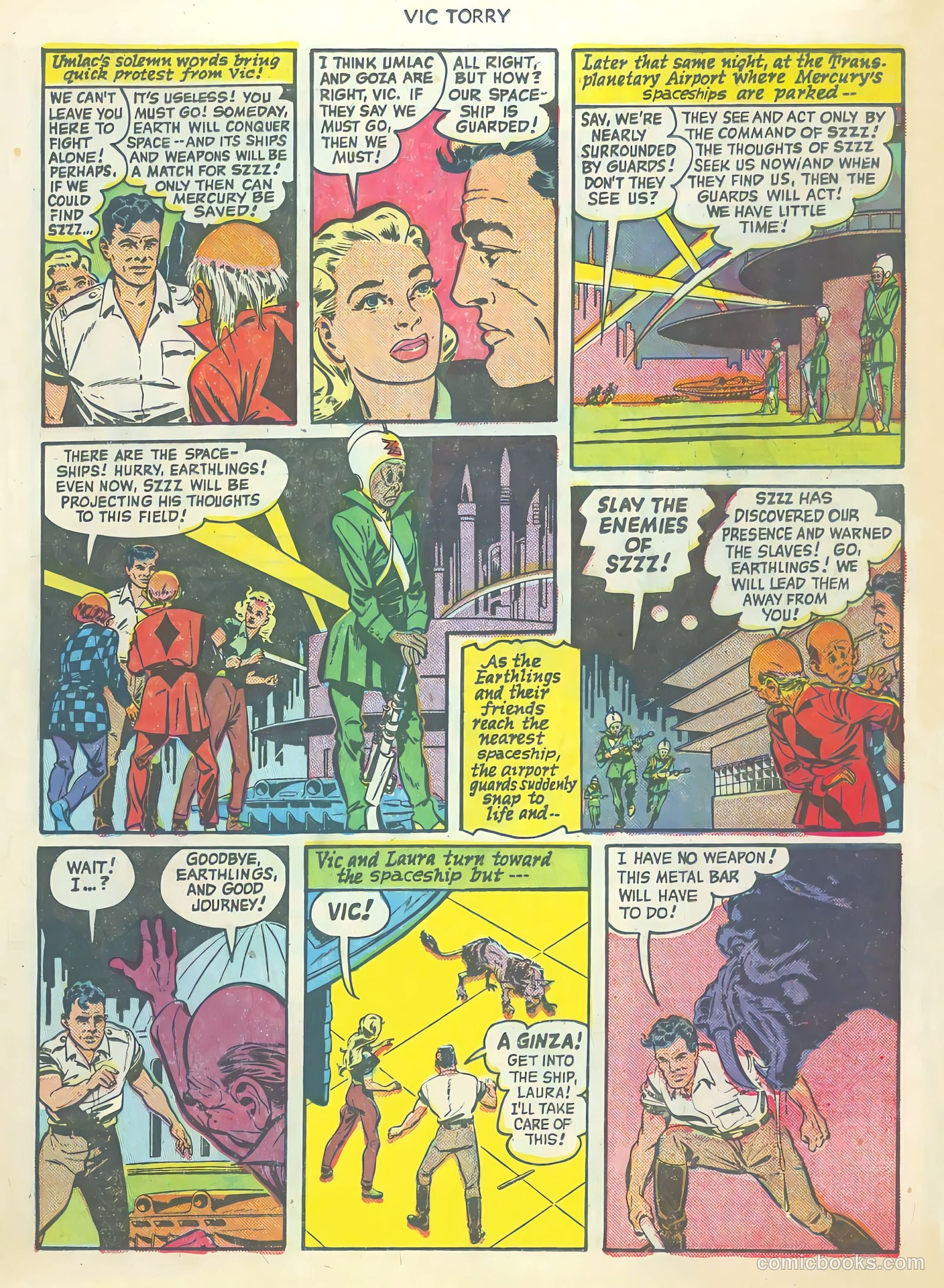 Vic Torry and His Flying Saucer #1 (1950) — page 21 of 36