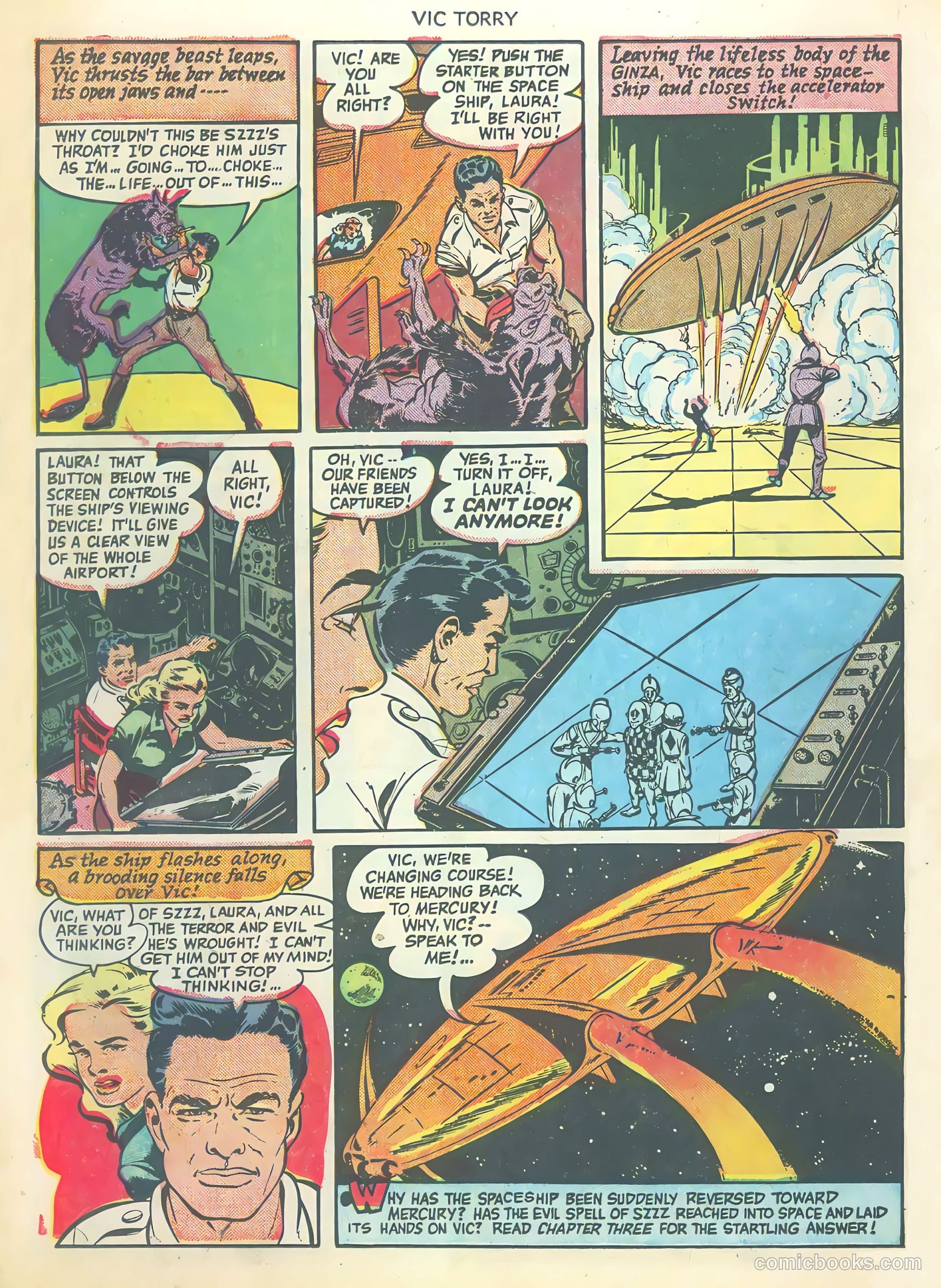 Vic Torry and His Flying Saucer #1 (1950) — page 22 of 36