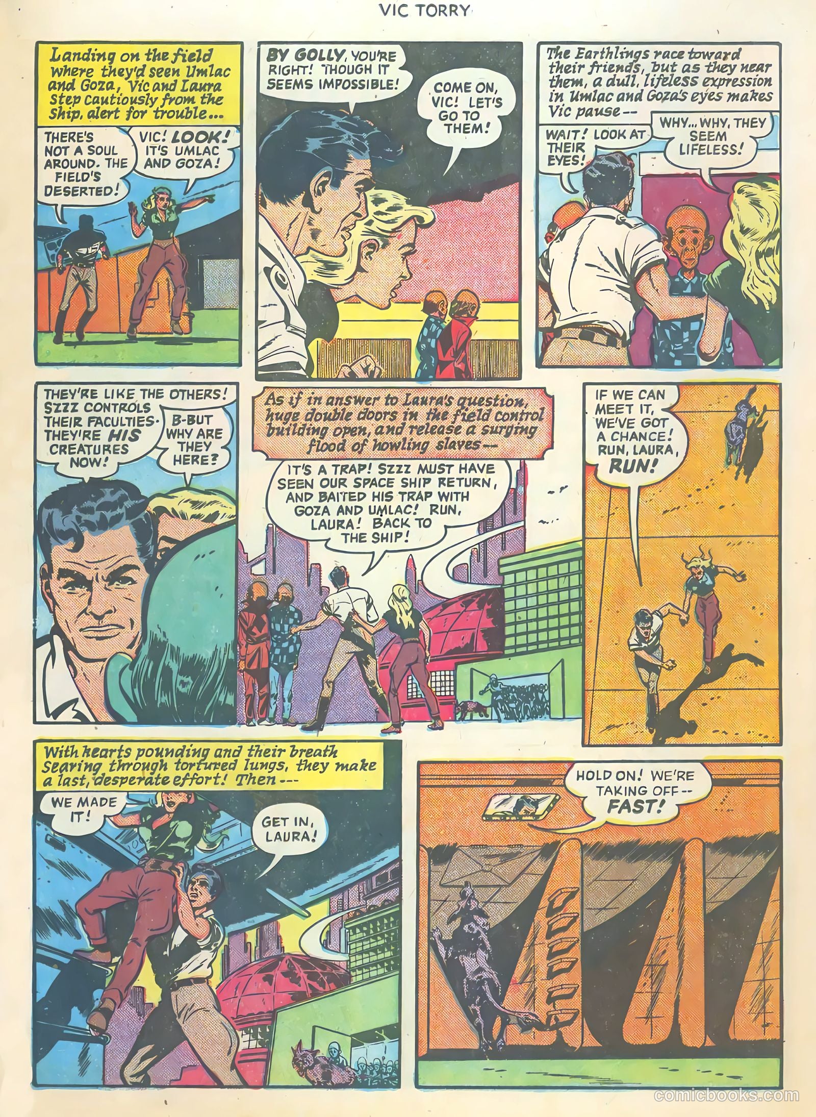 Vic Torry and His Flying Saucer #1 (1950) — page 24 of 36
