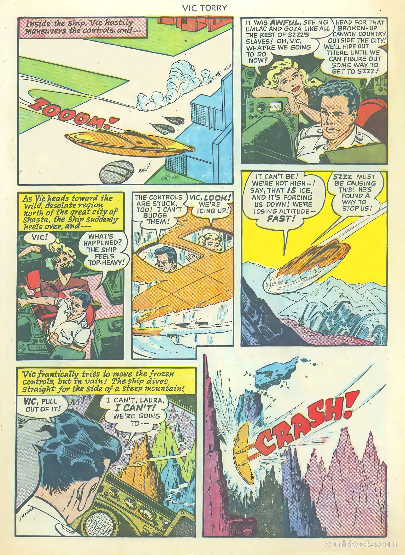Vic Torry and His Flying Saucer #1 (1950) — page 25 of 36