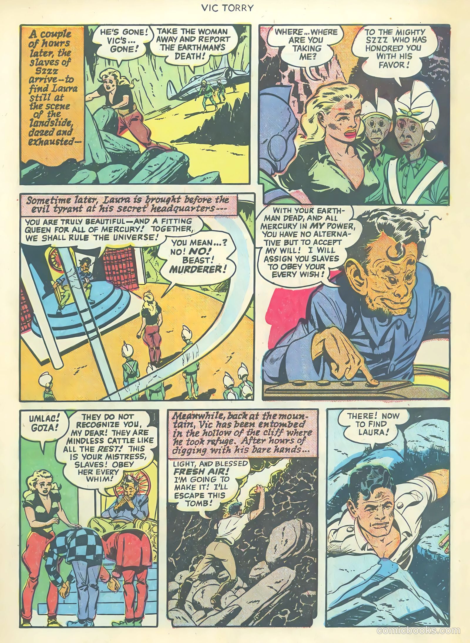Vic Torry and His Flying Saucer #1 (1950) — page 27 of 36