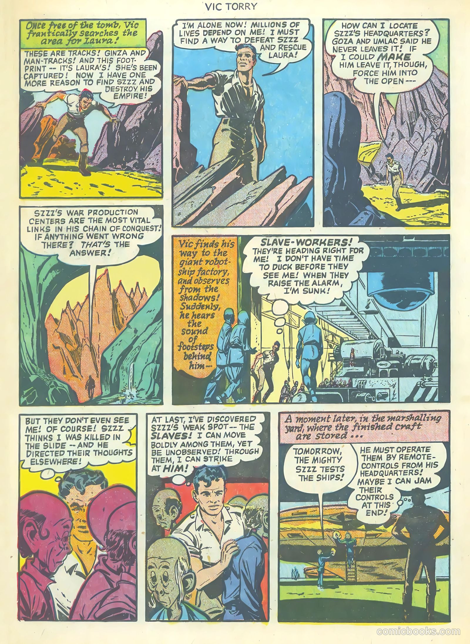 Vic Torry and His Flying Saucer #1 (1950) — page 28 of 36