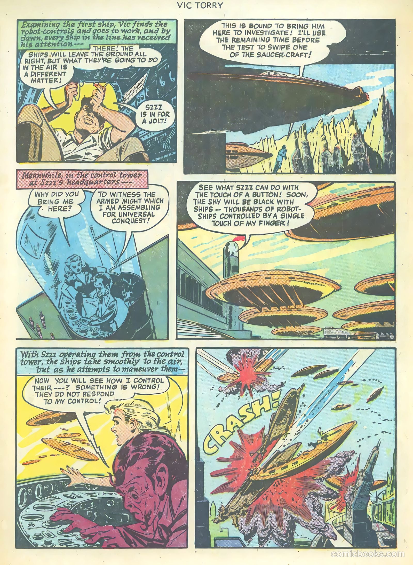 Vic Torry and His Flying Saucer #1 (1950) — page 29 of 36