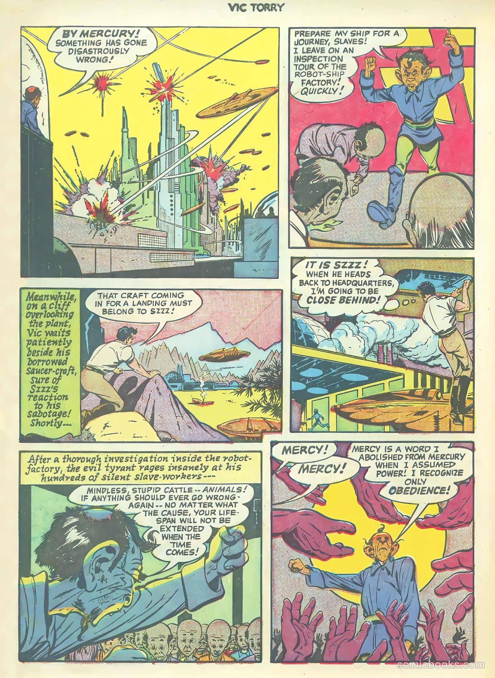 Vic Torry and His Flying Saucer #1 (1950) — page 30 of 36