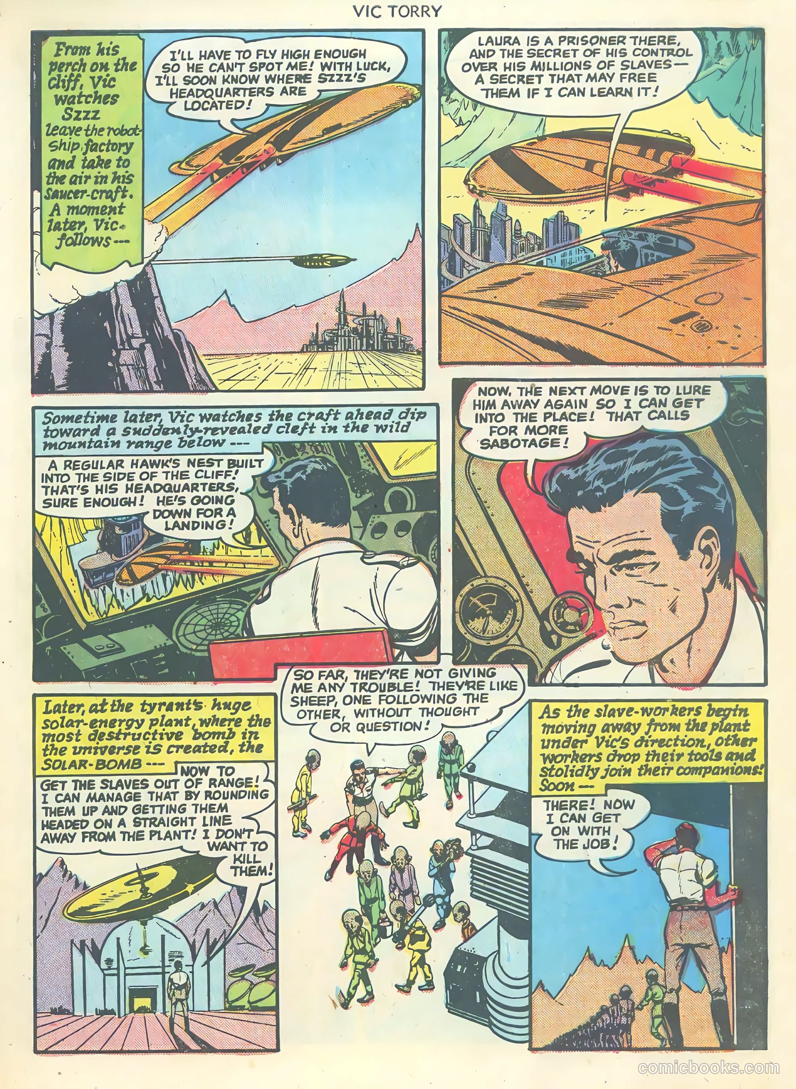 Vic Torry and His Flying Saucer #1 (1950) — page 31 of 36