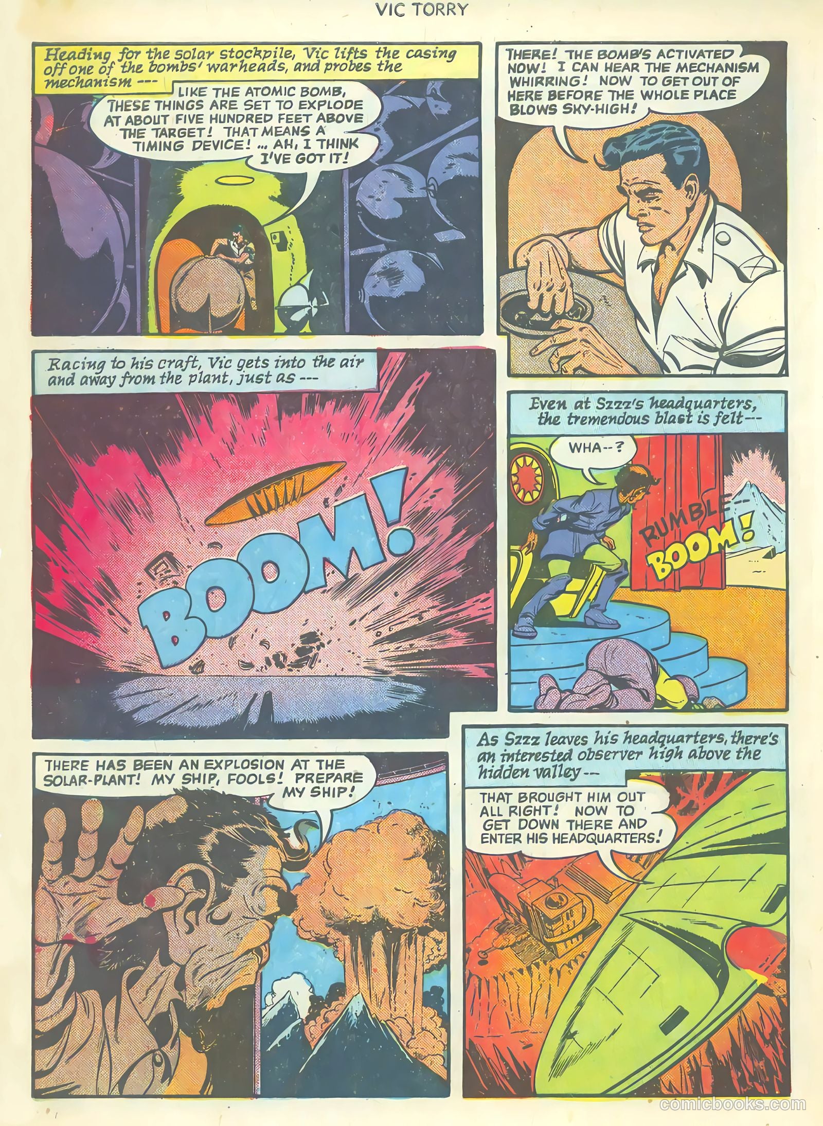Vic Torry and His Flying Saucer #1 (1950) — page 32 of 36
