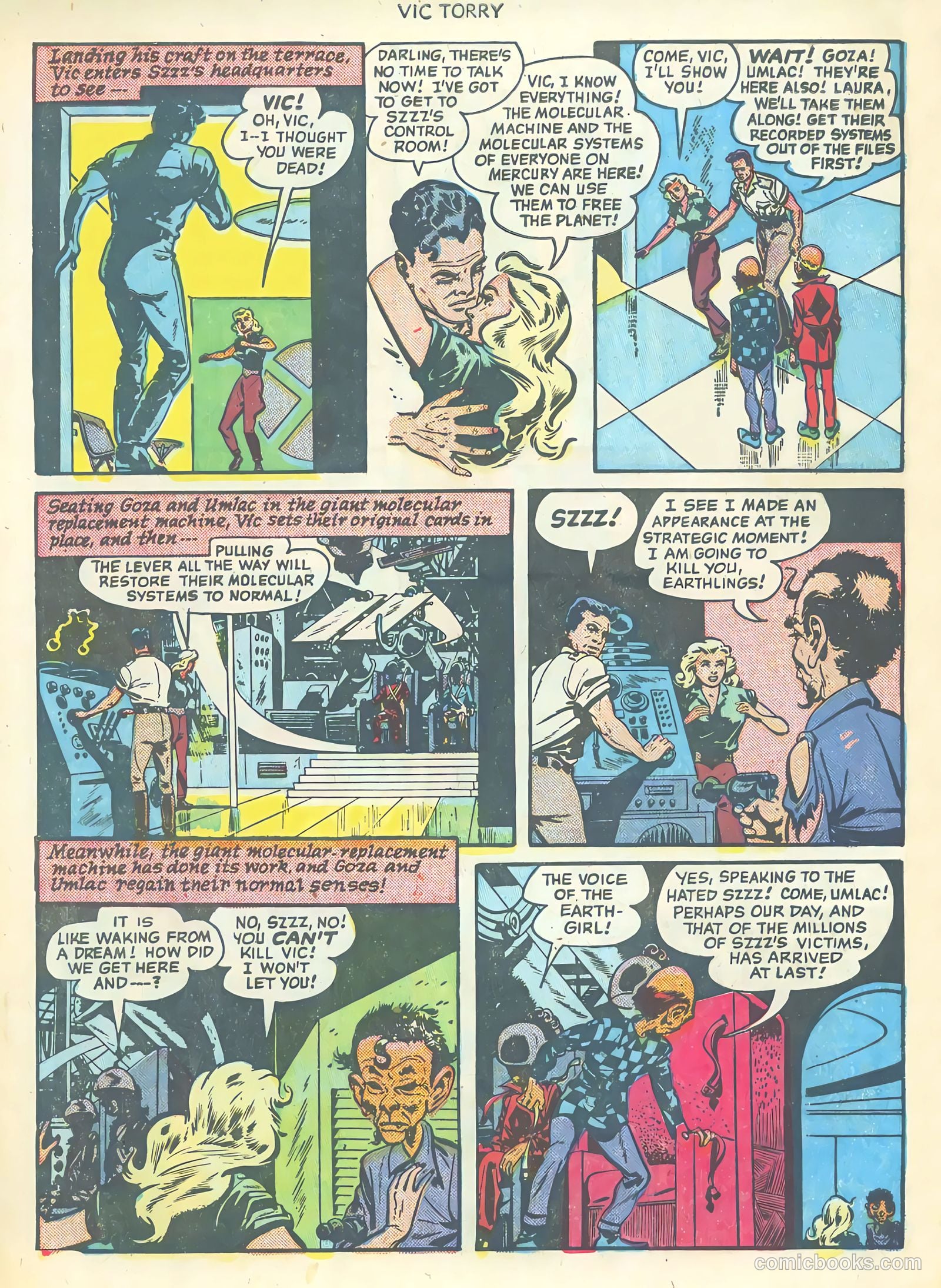 Vic Torry and His Flying Saucer #1 (1950) — page 33 of 36