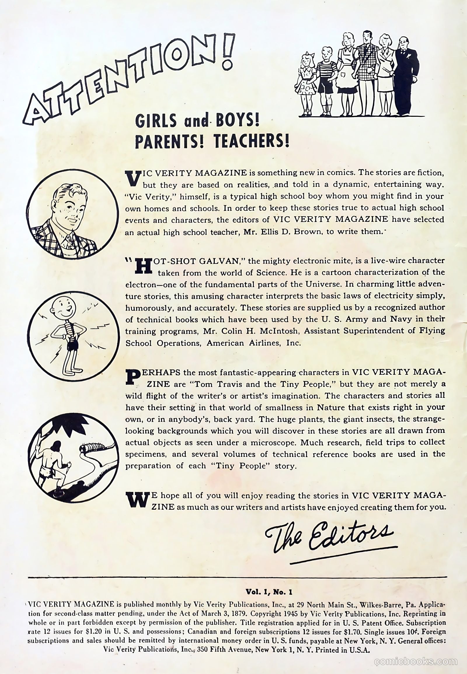 Vic Verity Magazine #1 (1945) — page 2 of 37
