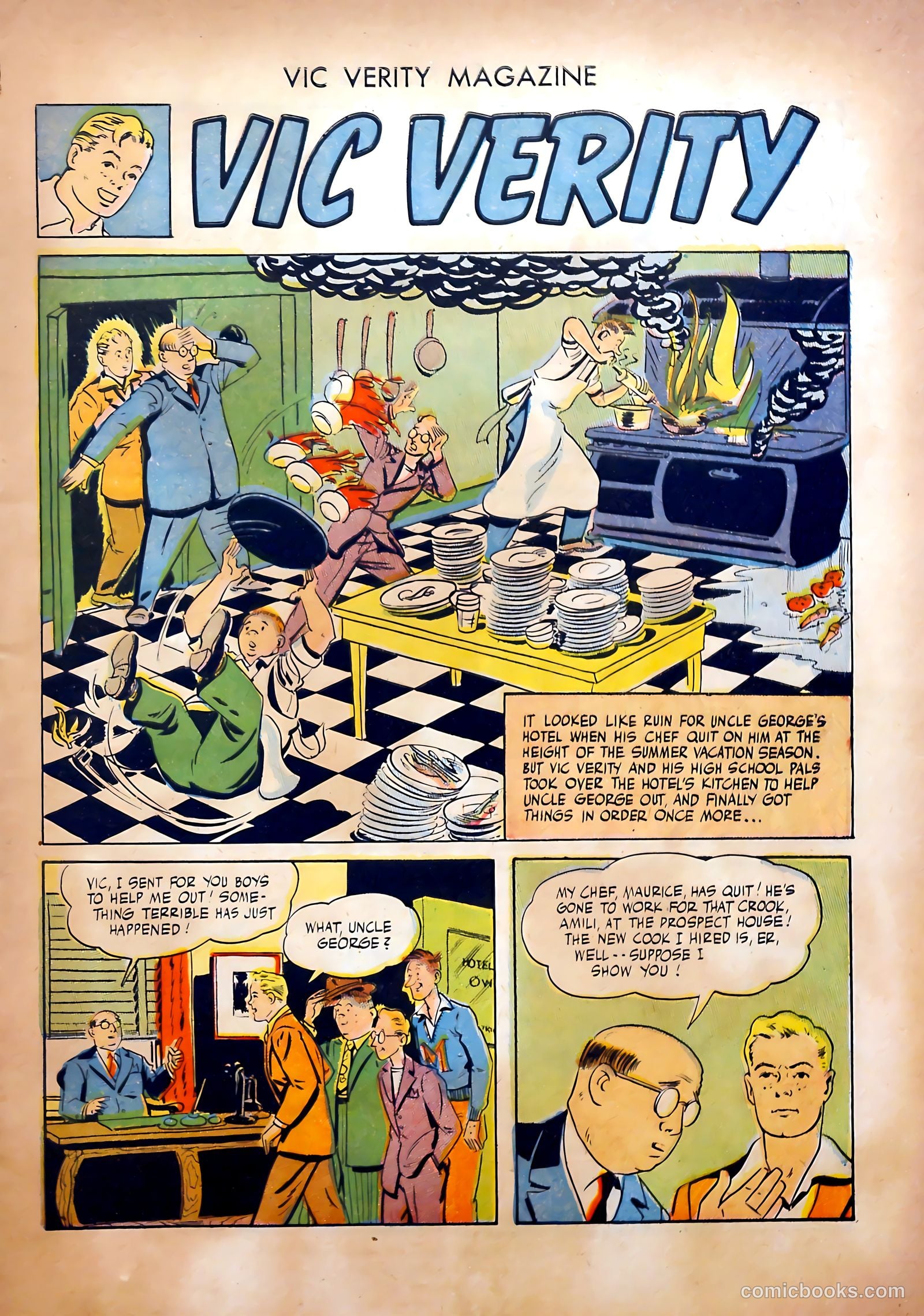 Vic Verity Magazine #1 (1945) — page 3 of 37