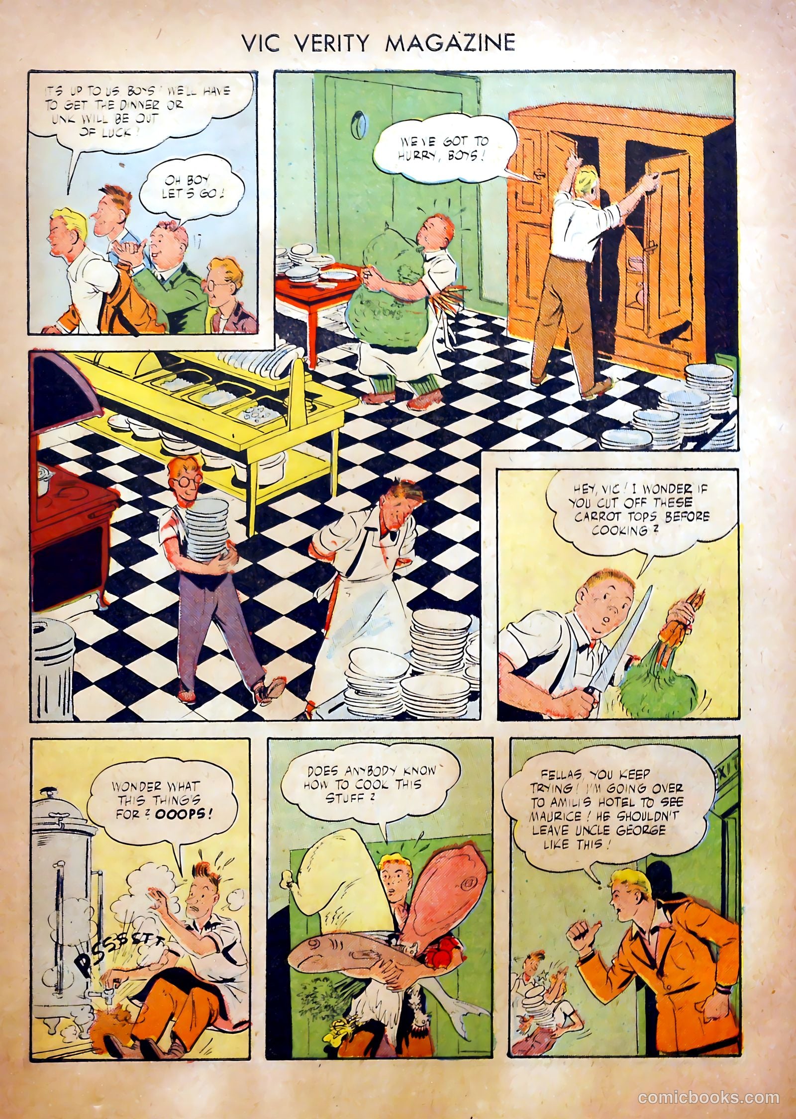 Vic Verity Magazine #1 (1945) — page 5 of 37
