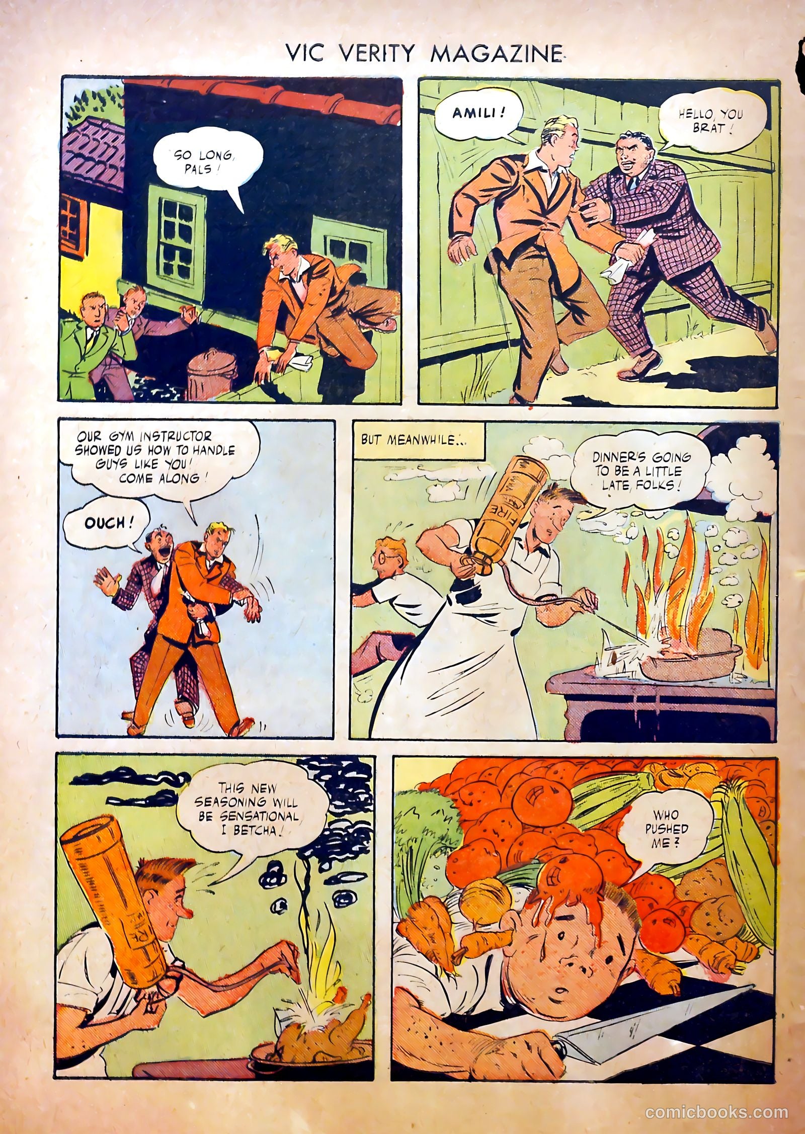 Vic Verity Magazine #1 (1945) — page 8 of 37