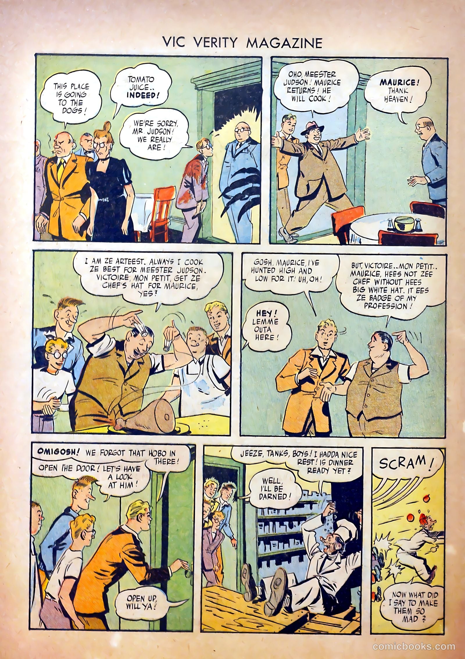 Vic Verity Magazine #1 (1945) — page 12 of 37