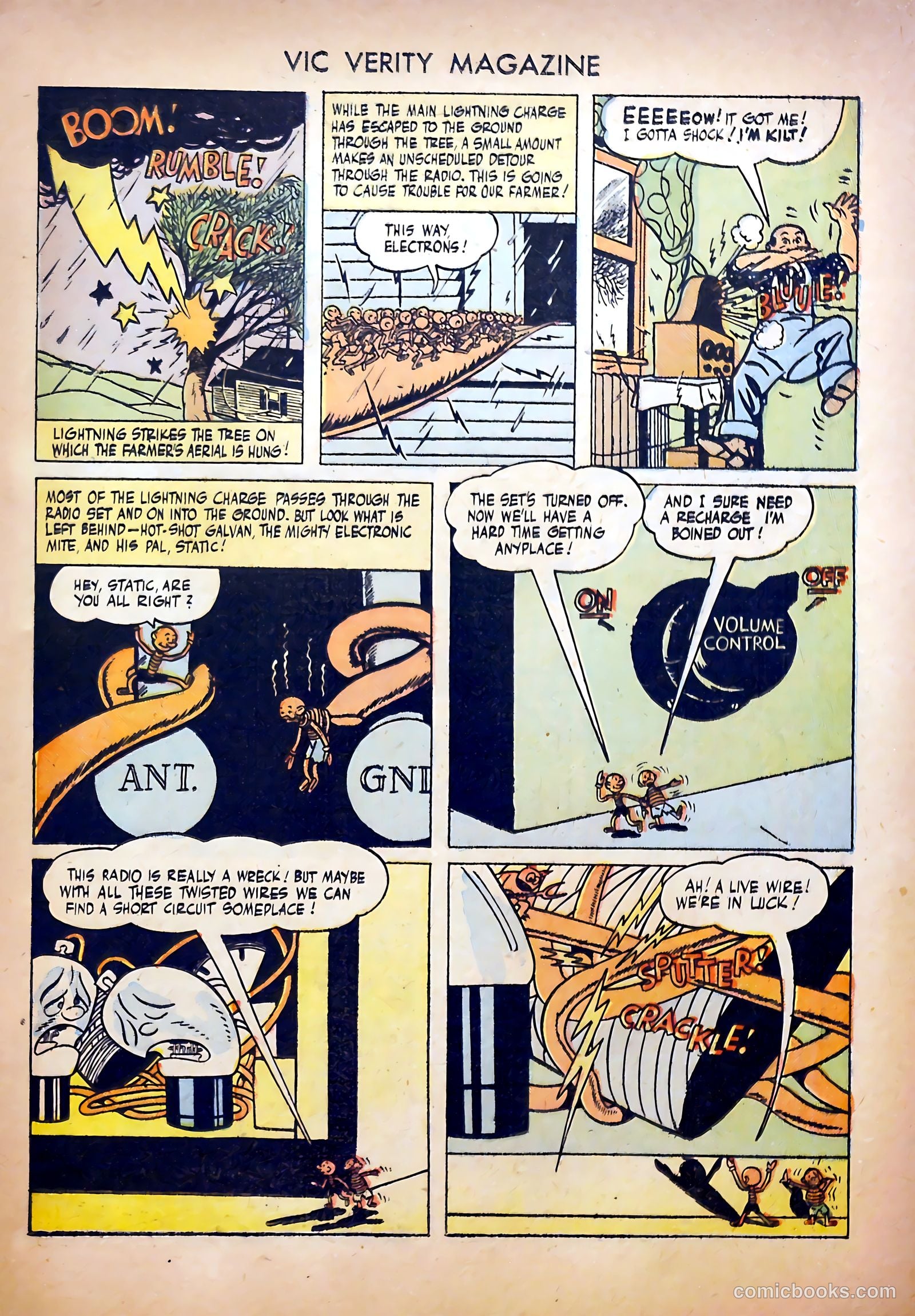 Vic Verity Magazine #1 (1945) — page 15 of 37
