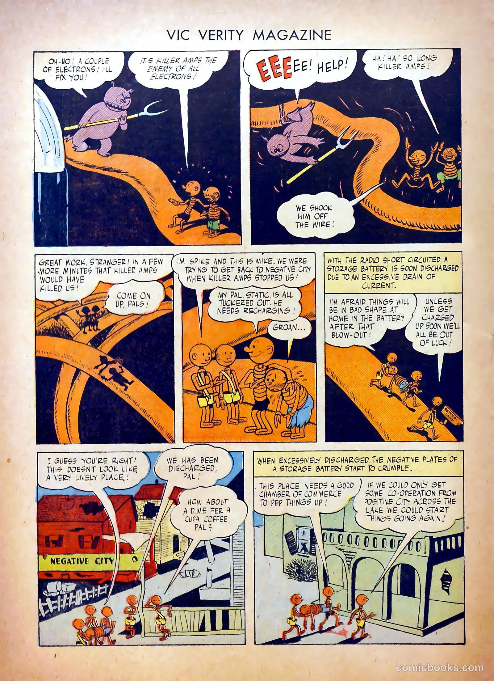Vic Verity Magazine #1 (1945) — page 16 of 37