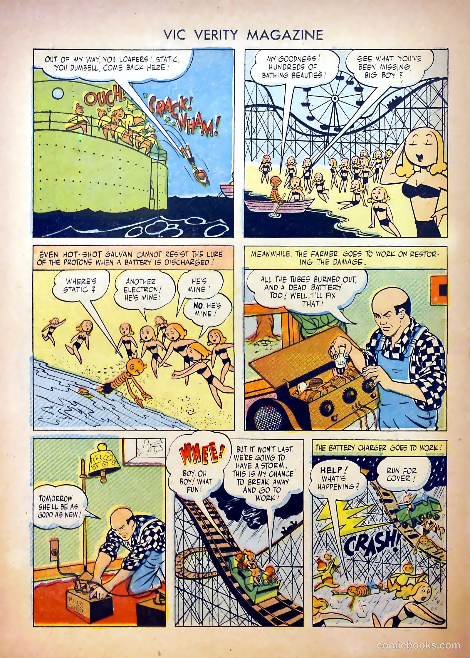 Vic Verity Magazine #1 (1945) — page 18 of 37