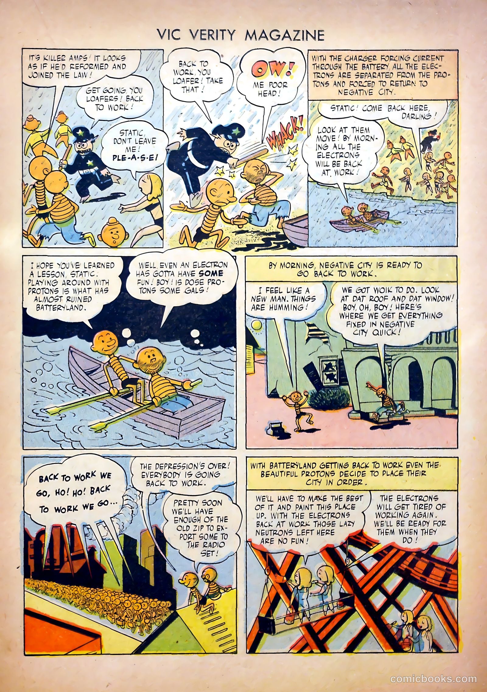 Vic Verity Magazine #1 (1945) — page 19 of 37