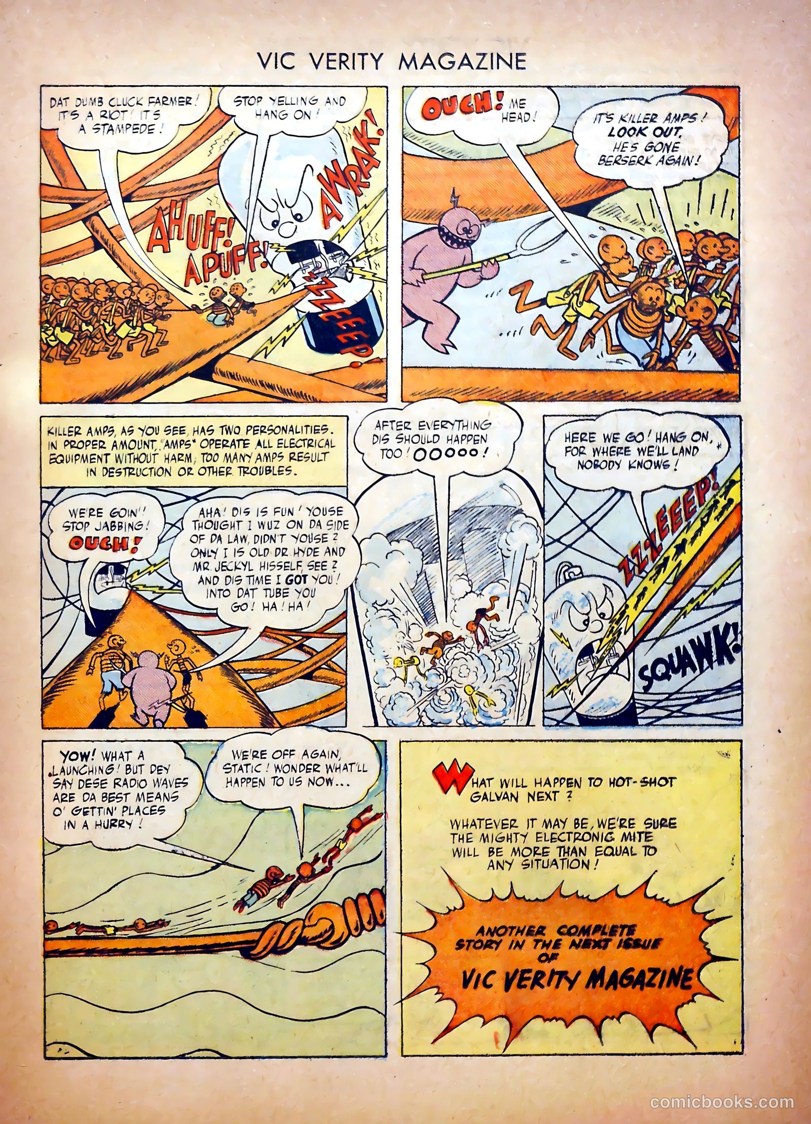 Vic Verity Magazine #1 (1945) — page 21 of 37
