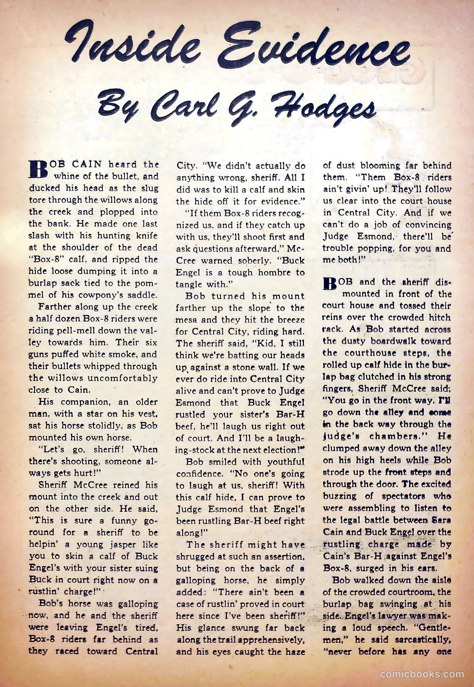 Vic Verity Magazine #1 (1945) — page 23 of 37