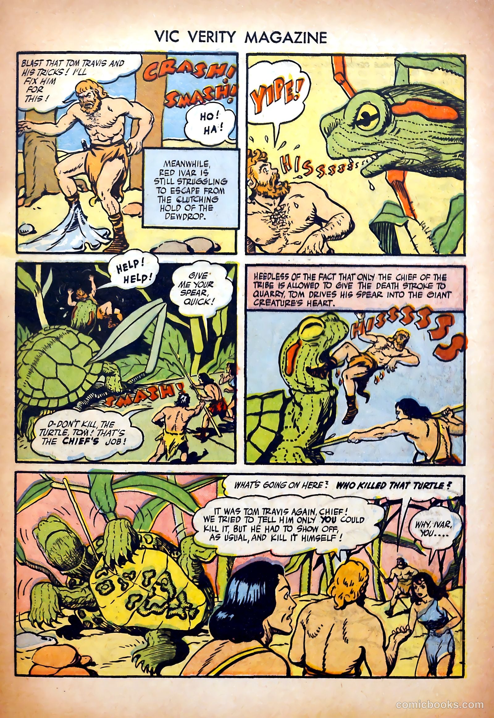 Vic Verity Magazine #1 (1945) — page 33 of 37