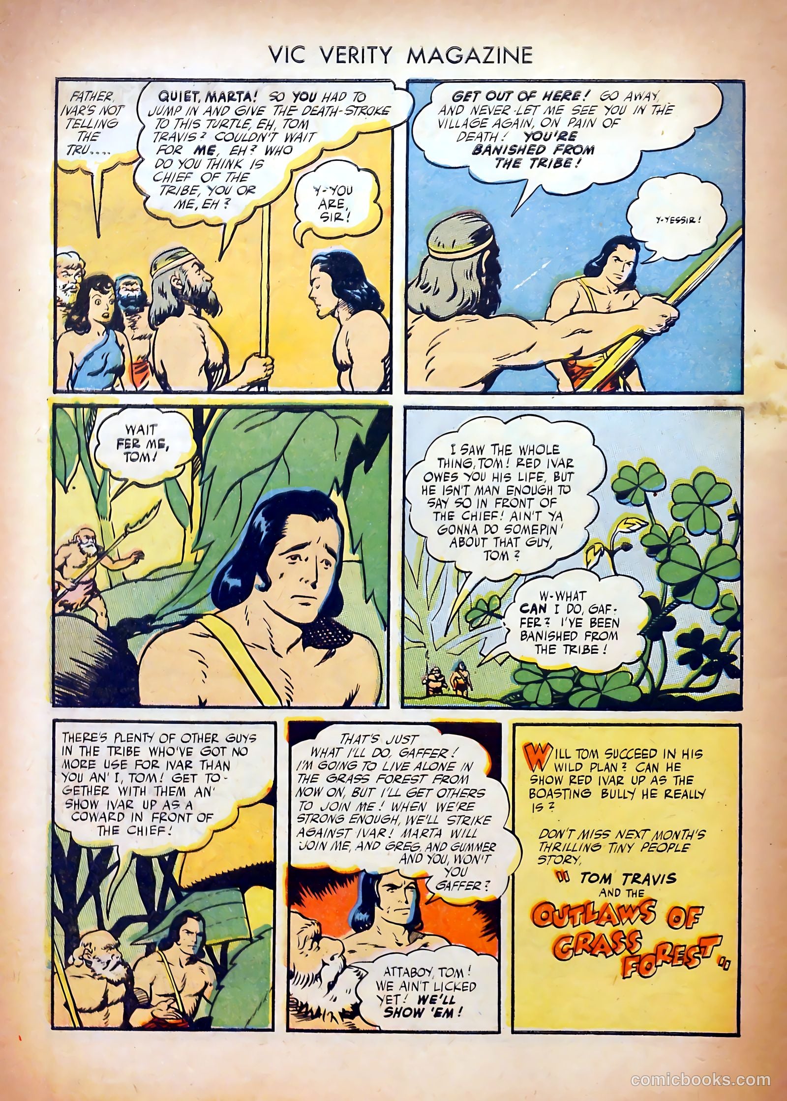 Vic Verity Magazine #1 (1945) — page 34 of 37