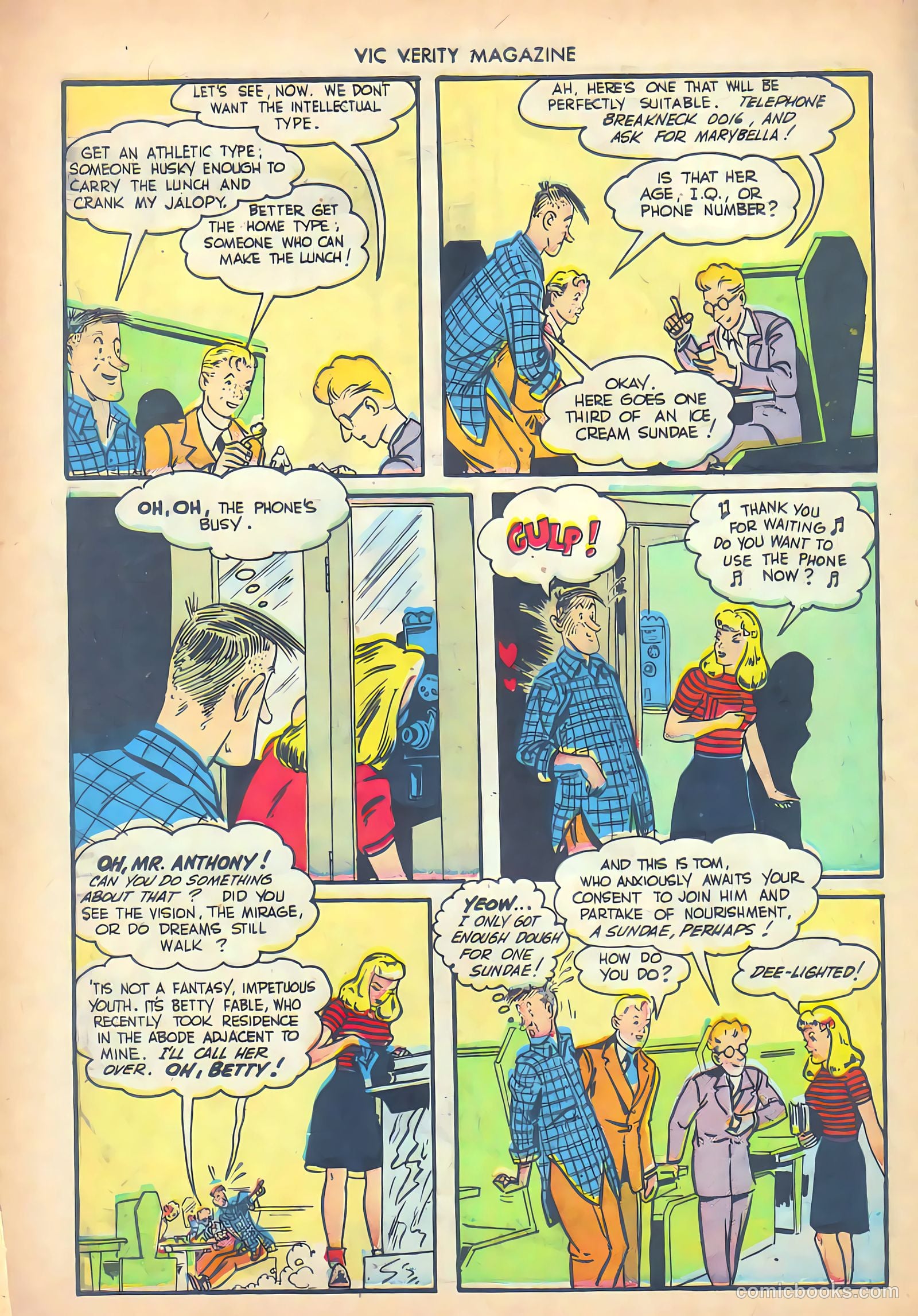 Vic Verity Magazine #4 (1946) — page 4 of 36