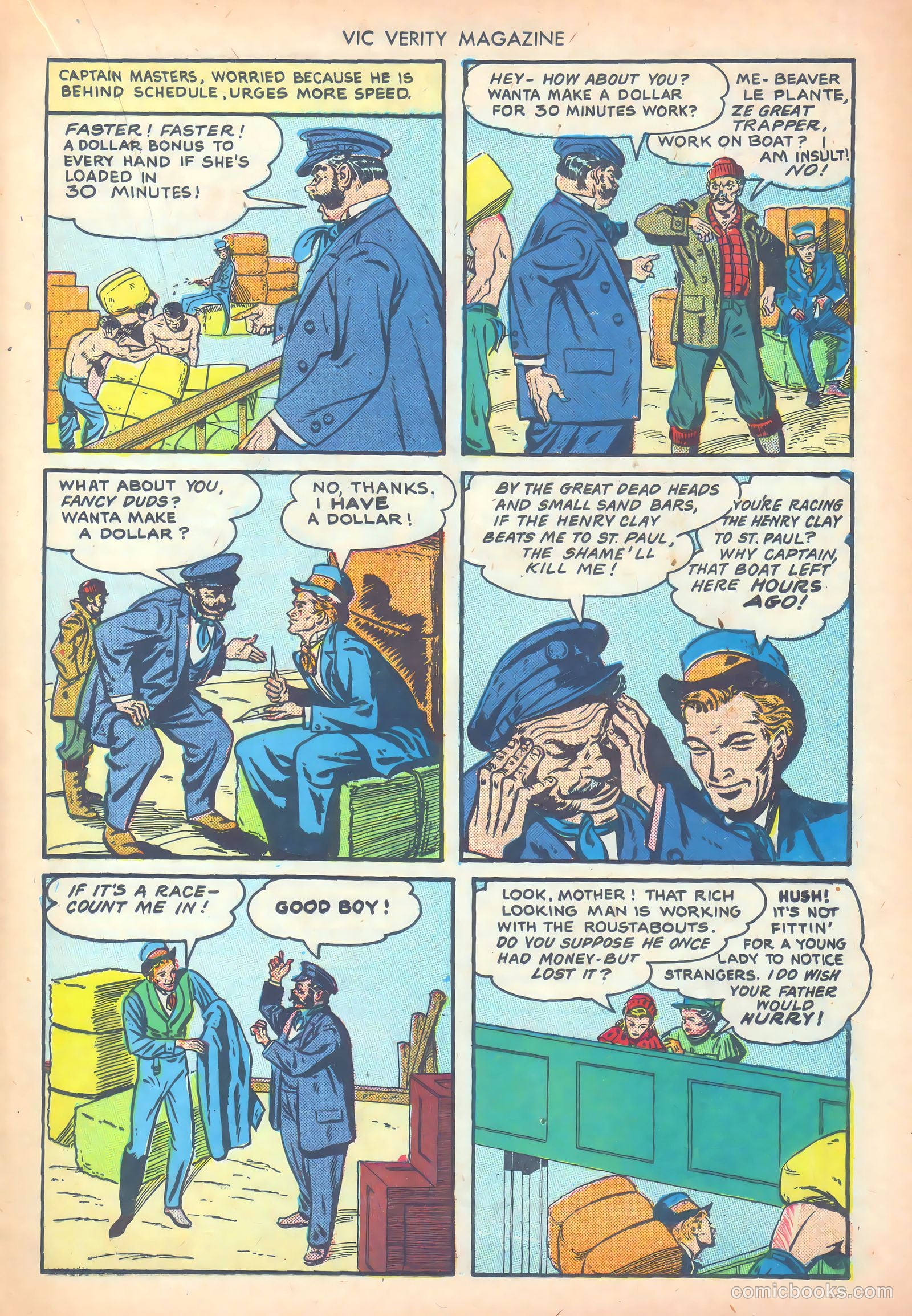 Vic Verity Magazine #4 (1946) — page 15 of 36