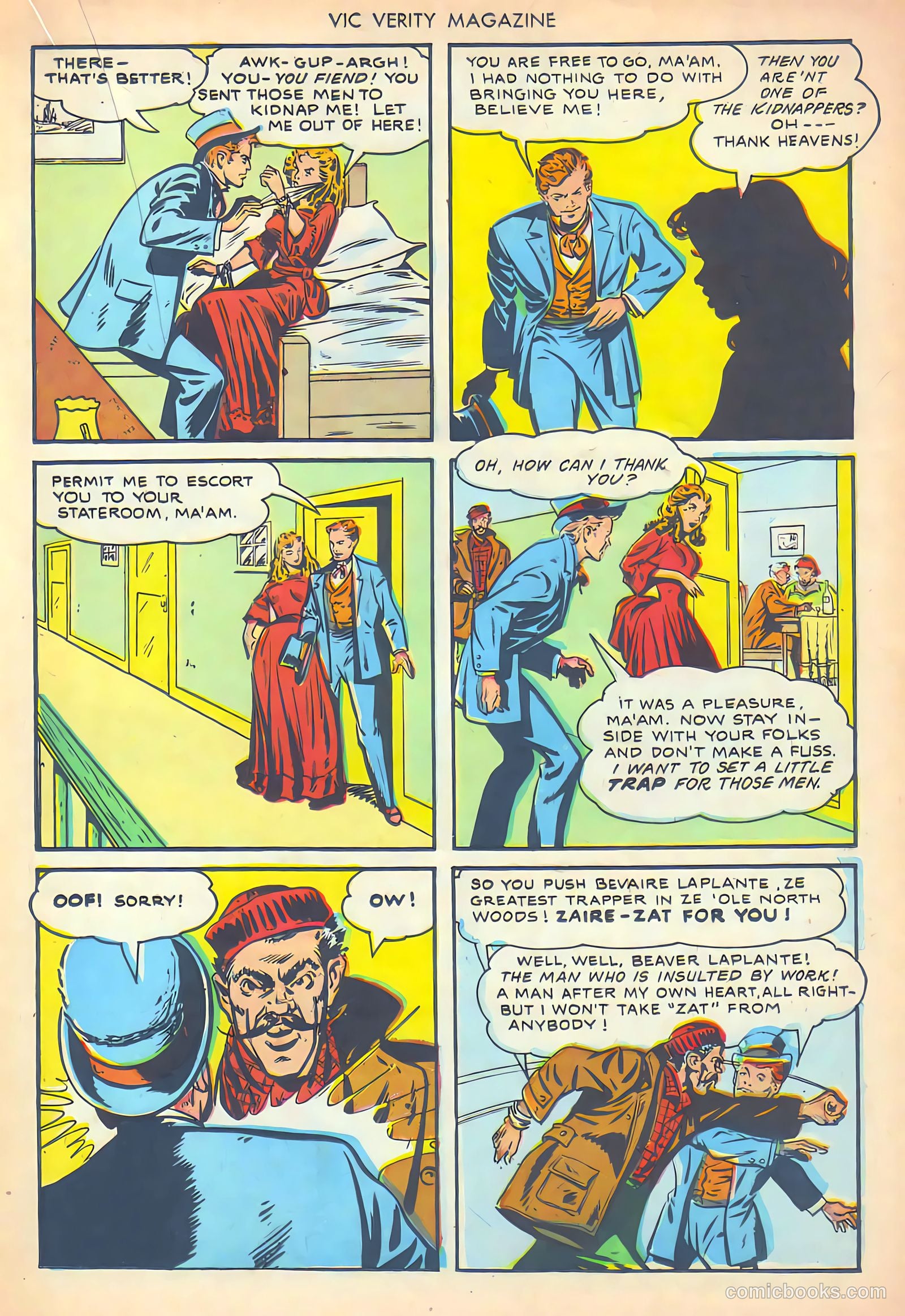 Vic Verity Magazine #4 (1946) — page 19 of 36