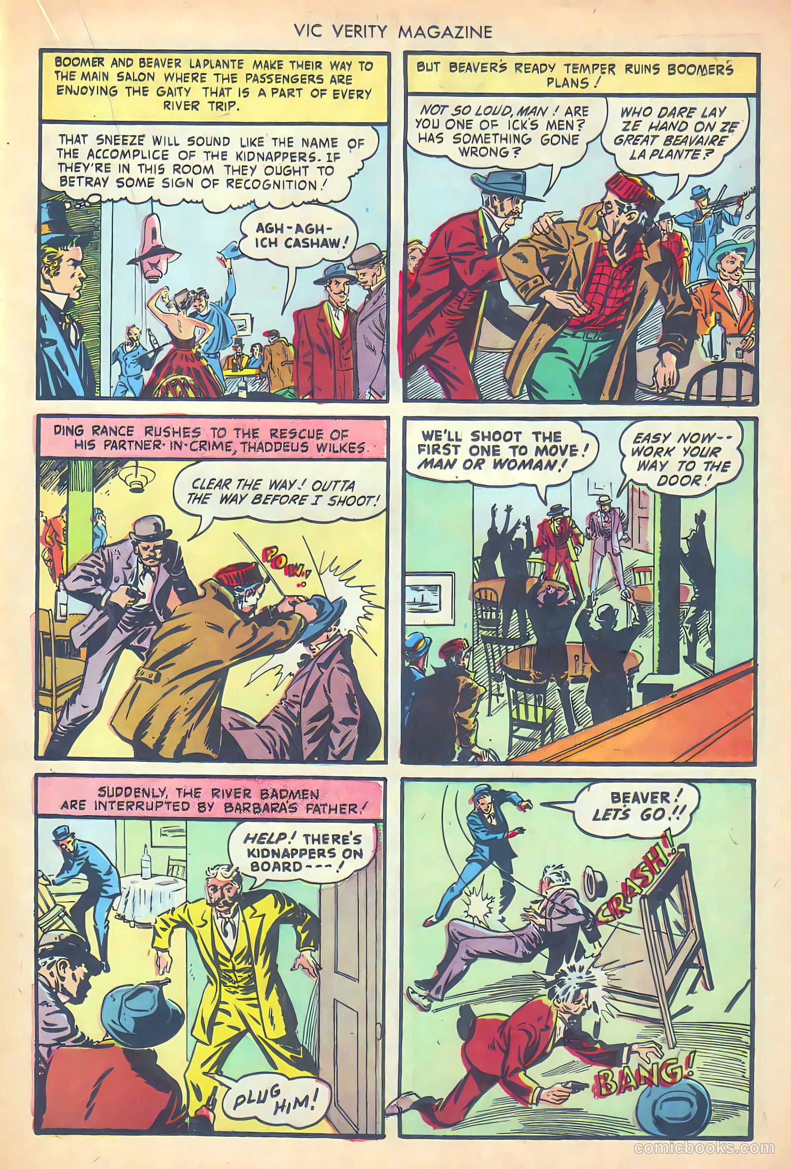 Vic Verity Magazine #4 (1946) — page 21 of 36