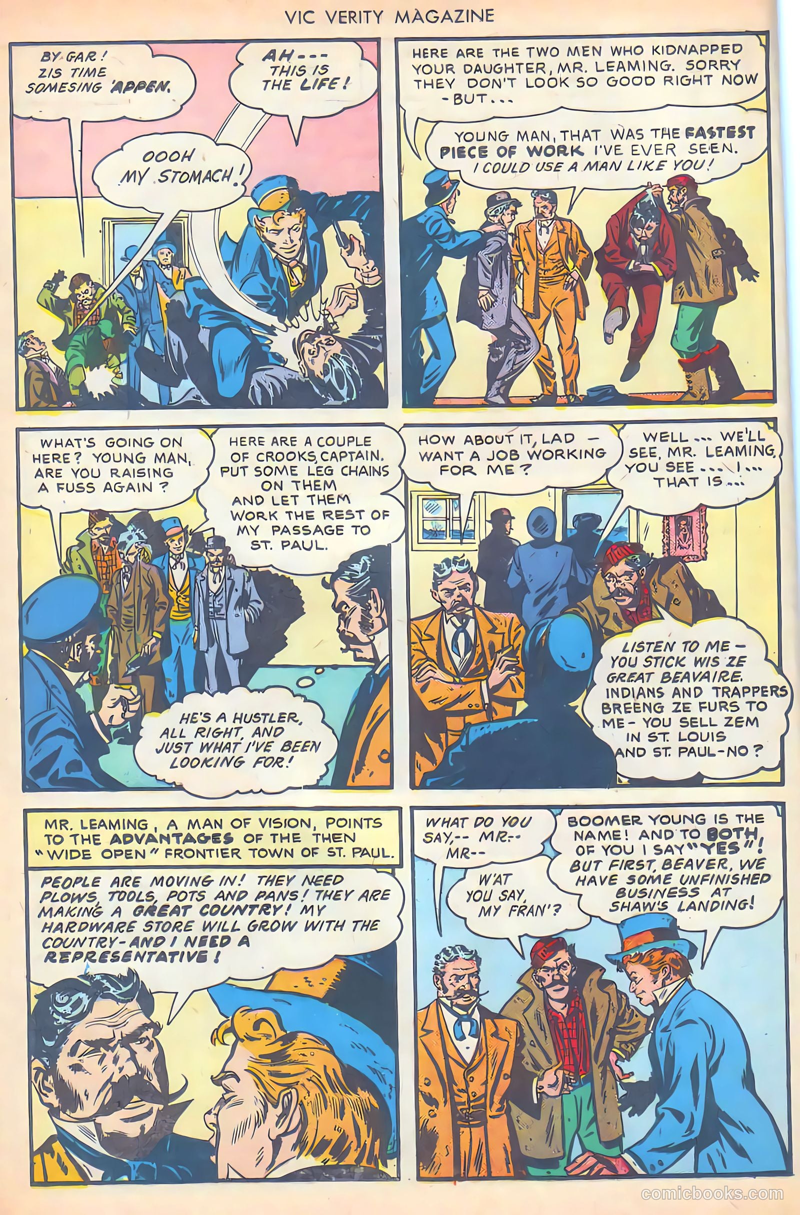 Vic Verity Magazine #4 (1946) — page 22 of 36