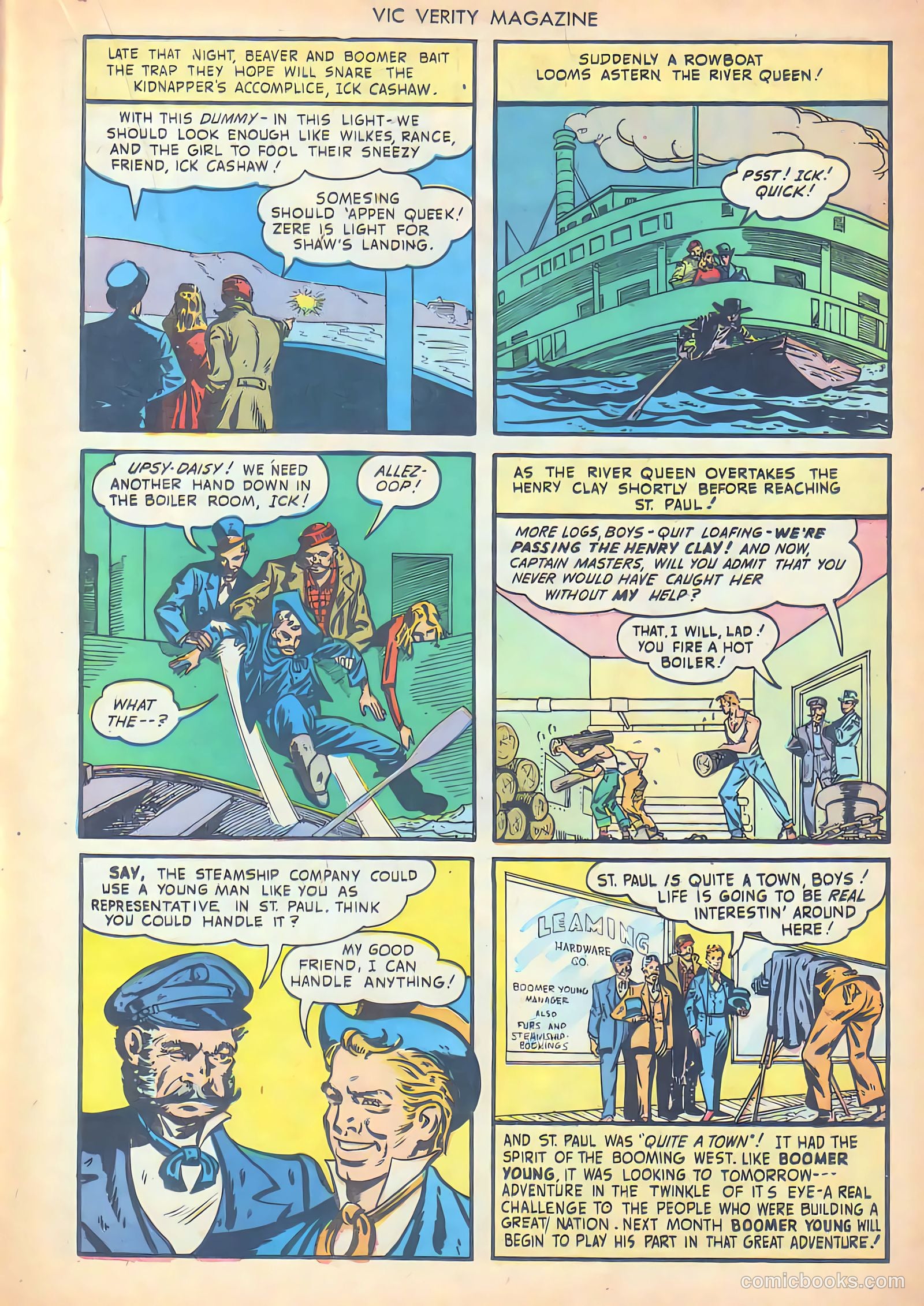Vic Verity Magazine #4 (1946) — page 23 of 36