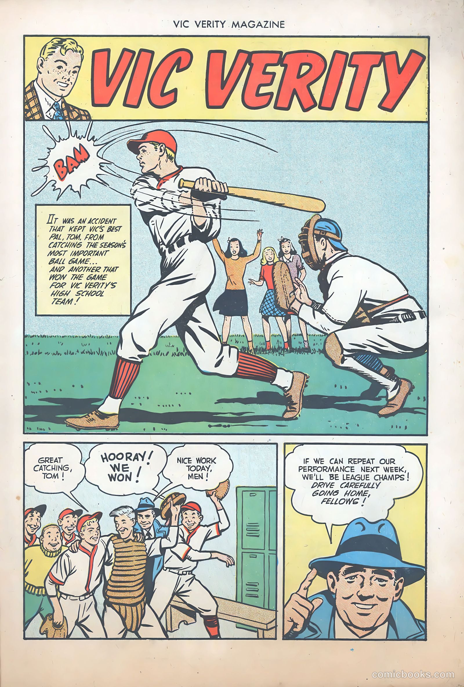 Vic Verity Magazine #5 (1946) — page 3 of 36