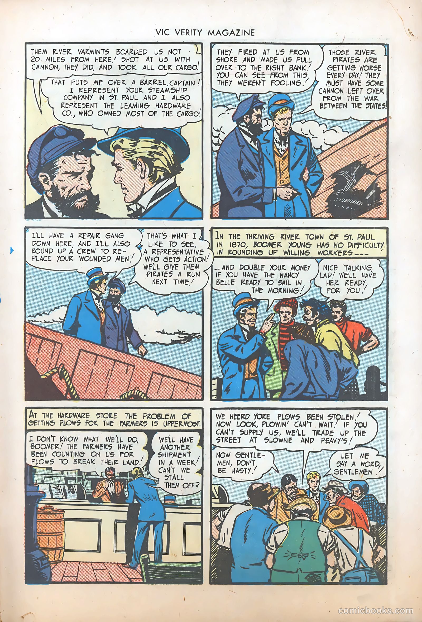 Vic Verity Magazine #5 (1946) — page 15 of 36