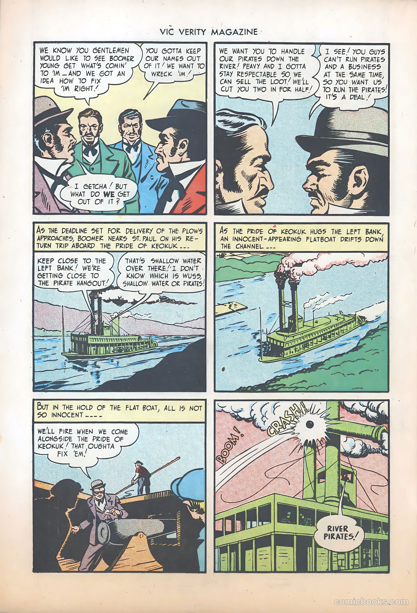 Vic Verity Magazine #5 (1946) — page 18 of 36