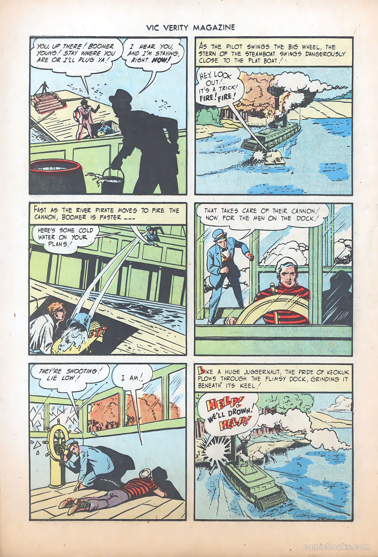 Vic Verity Magazine #5 (1946) — page 20 of 36