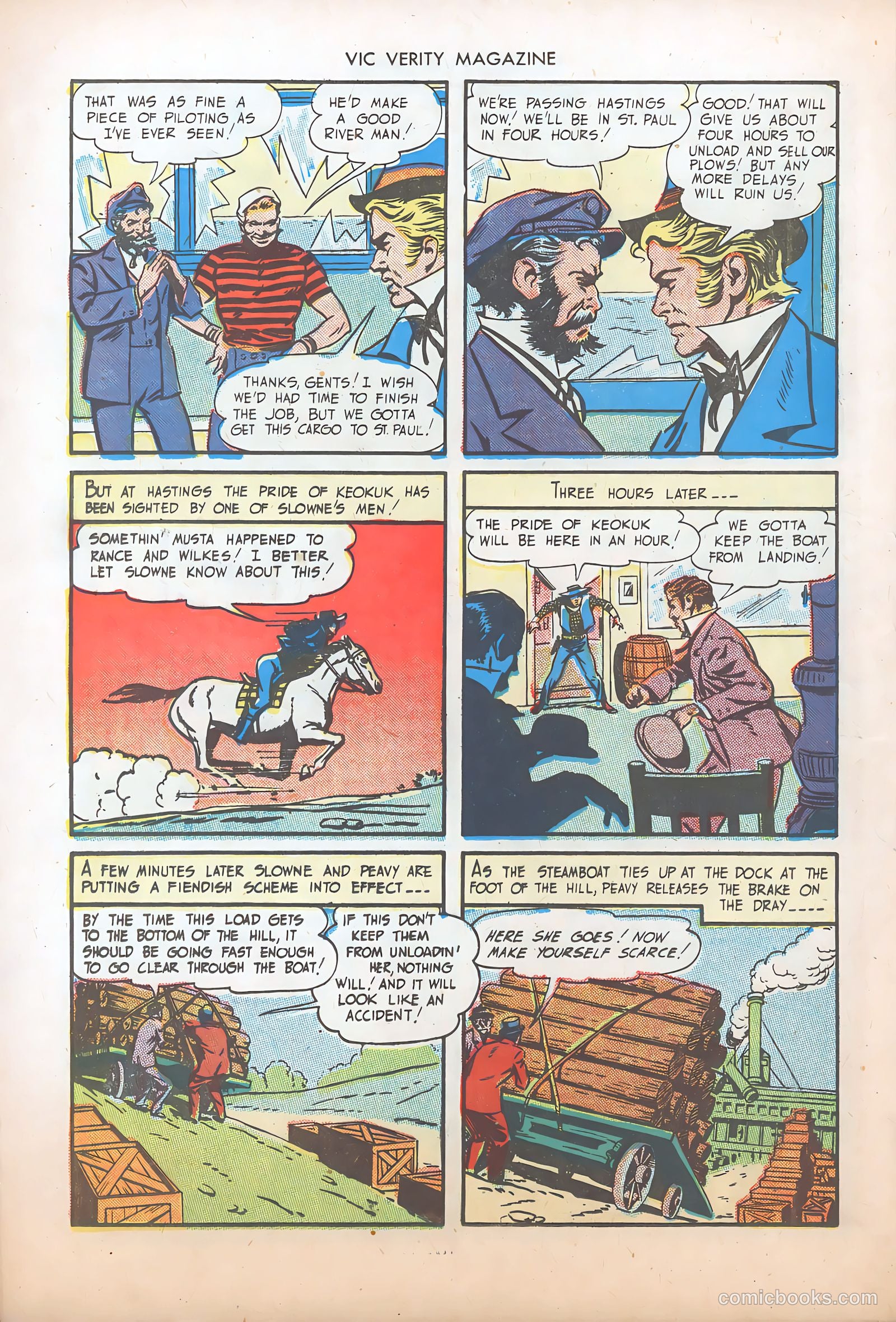 Vic Verity Magazine #5 (1946) — page 22 of 36