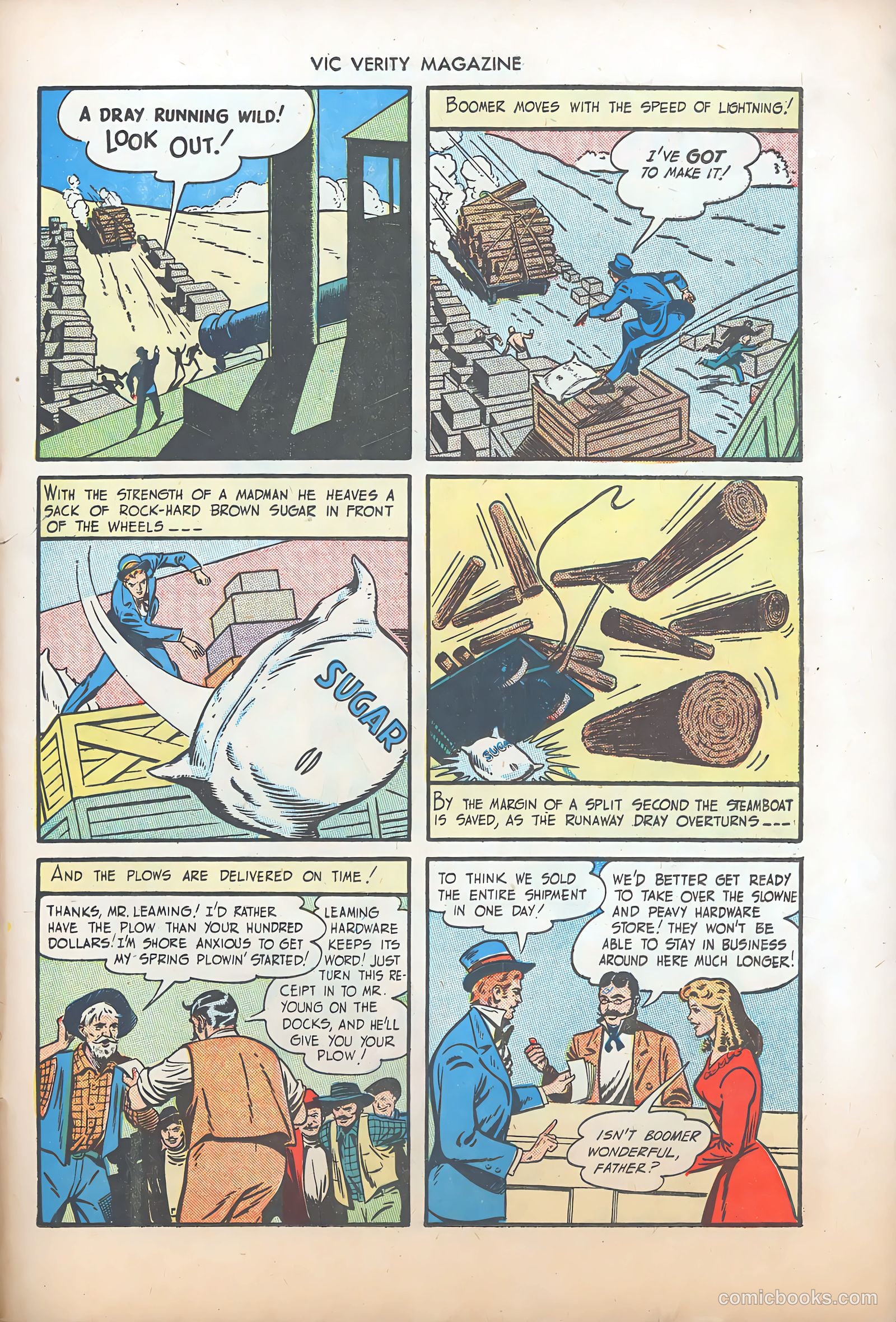 Vic Verity Magazine #5 (1946) — page 23 of 36