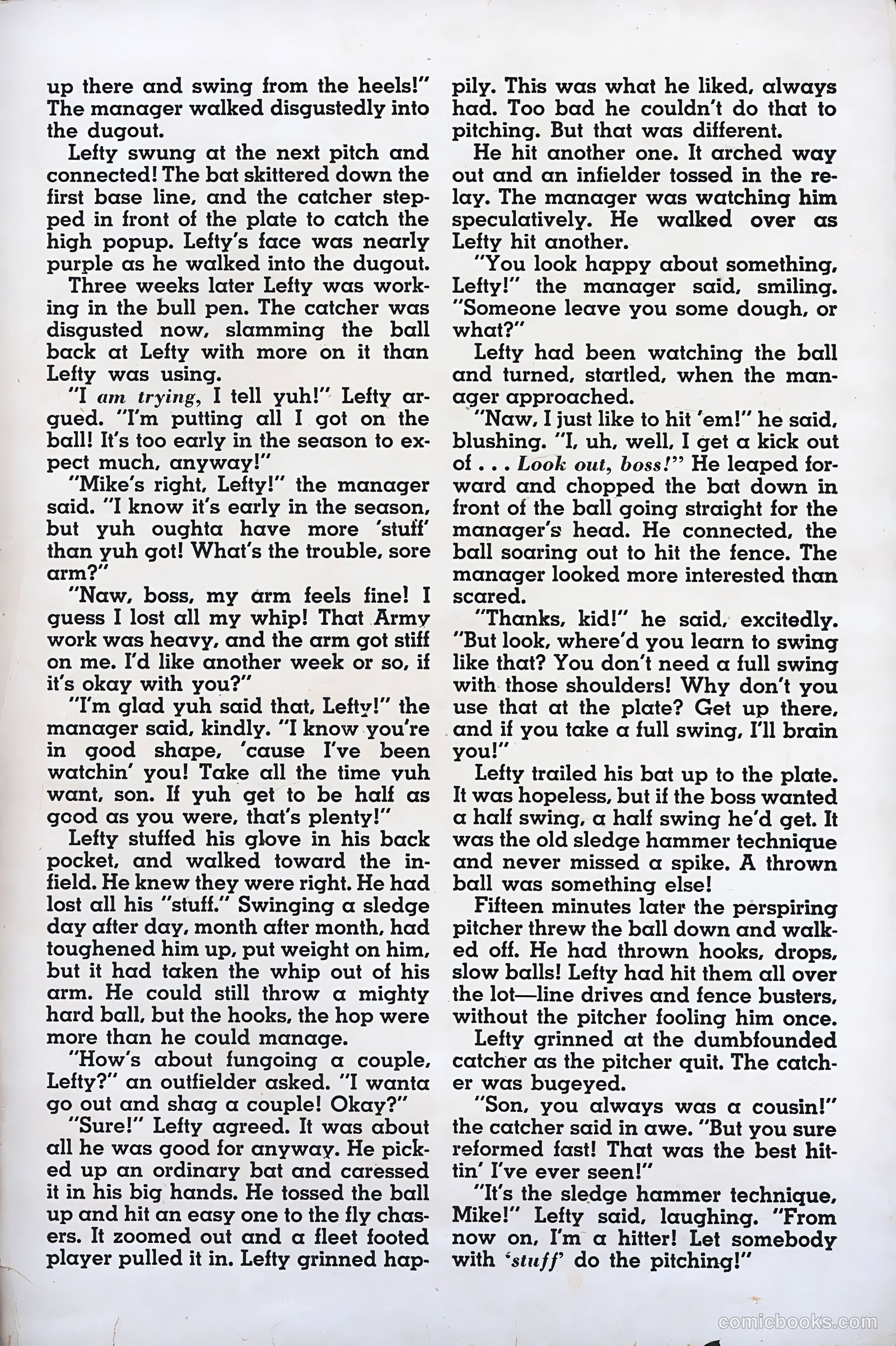 Vic Verity Magazine #5 (1946) — page 35 of 36