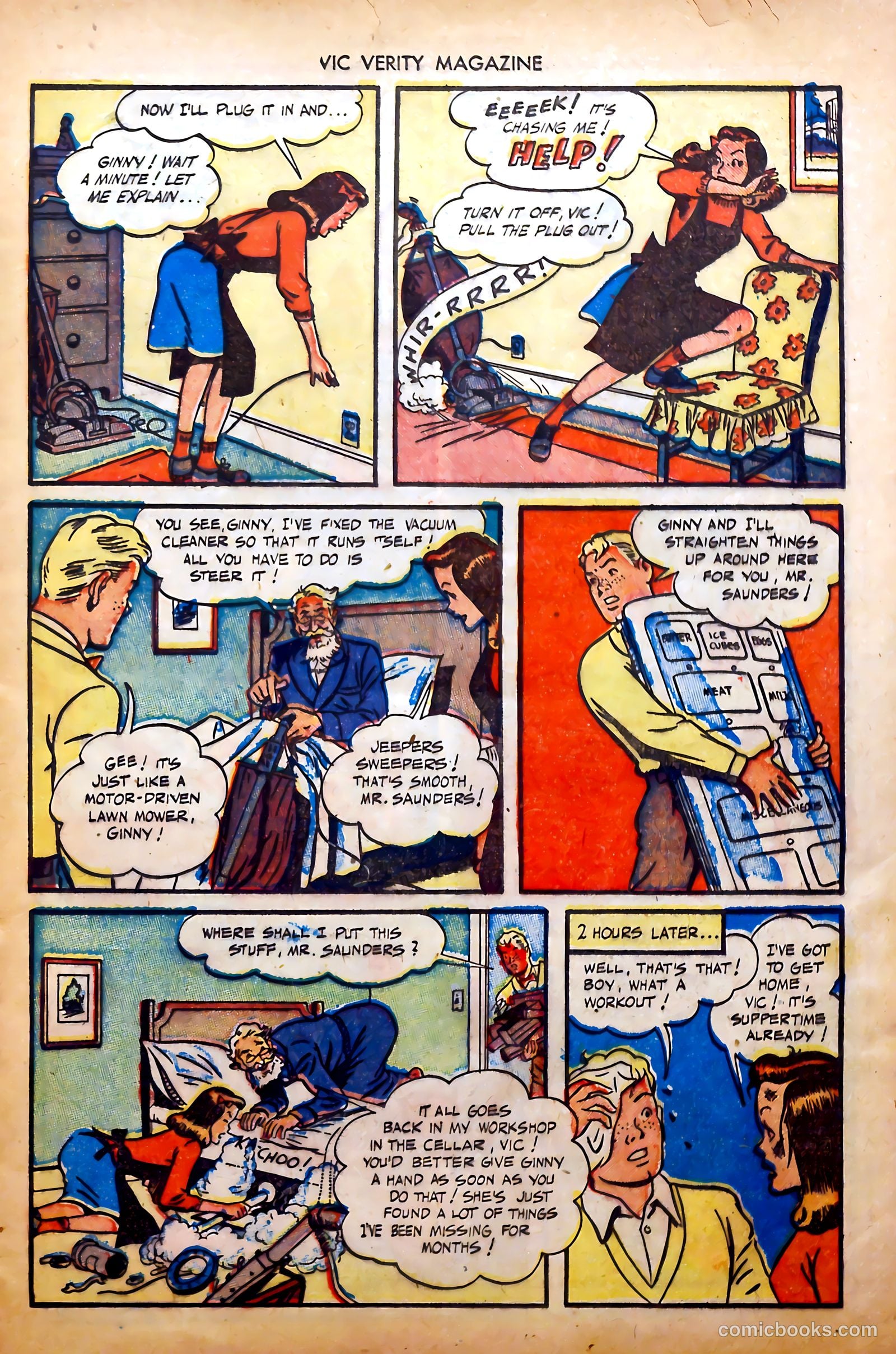 Vic Verity Magazine #6 (1946) — page 9 of 37