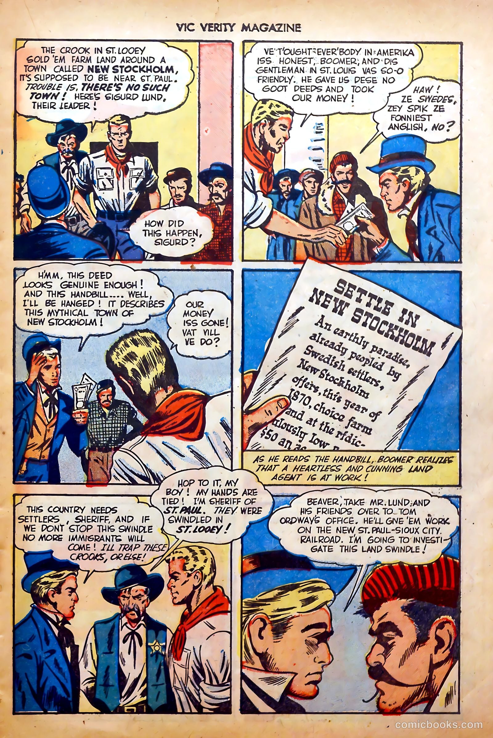 Vic Verity Magazine #6 (1946) — page 15 of 37