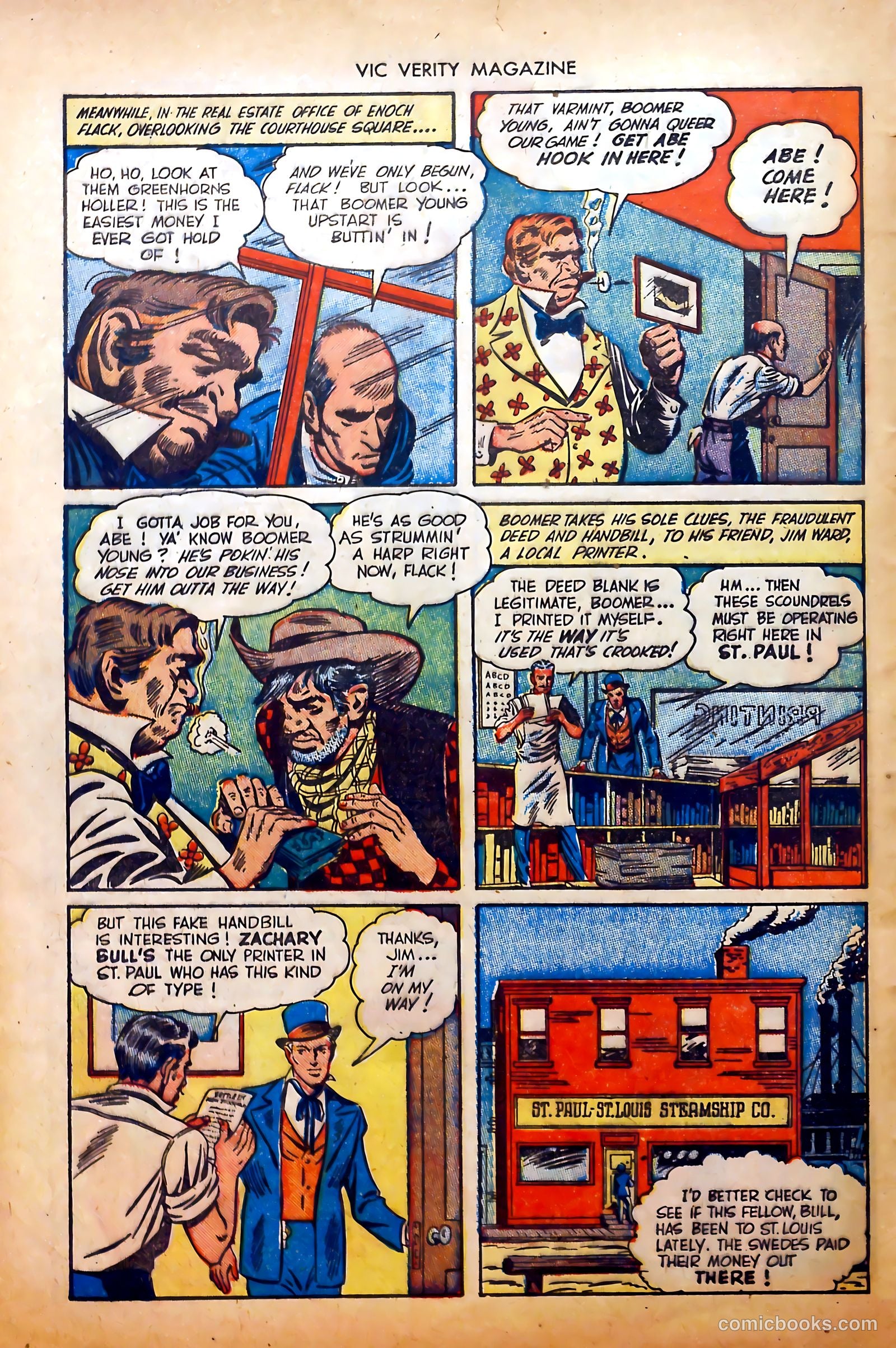 Vic Verity Magazine #6 (1946) — page 16 of 37