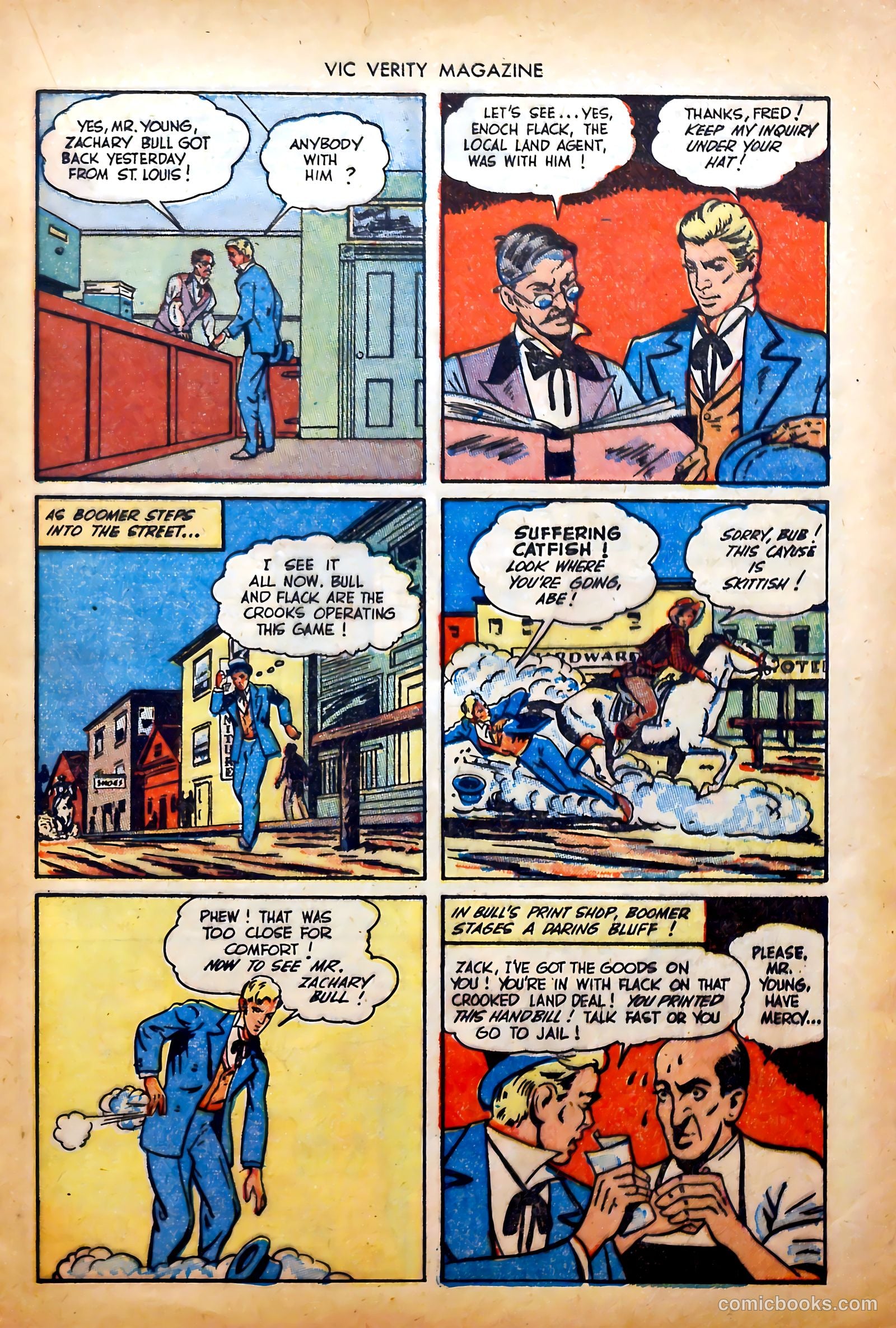 Vic Verity Magazine #6 (1946) — page 17 of 37