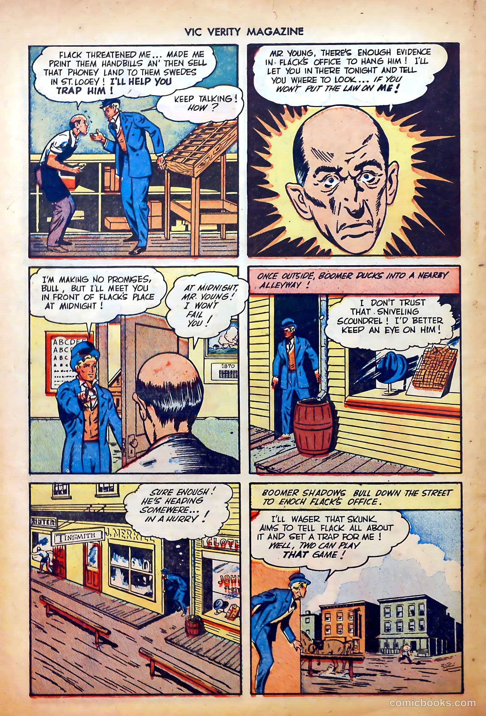 Vic Verity Magazine #6 (1946) — page 18 of 37