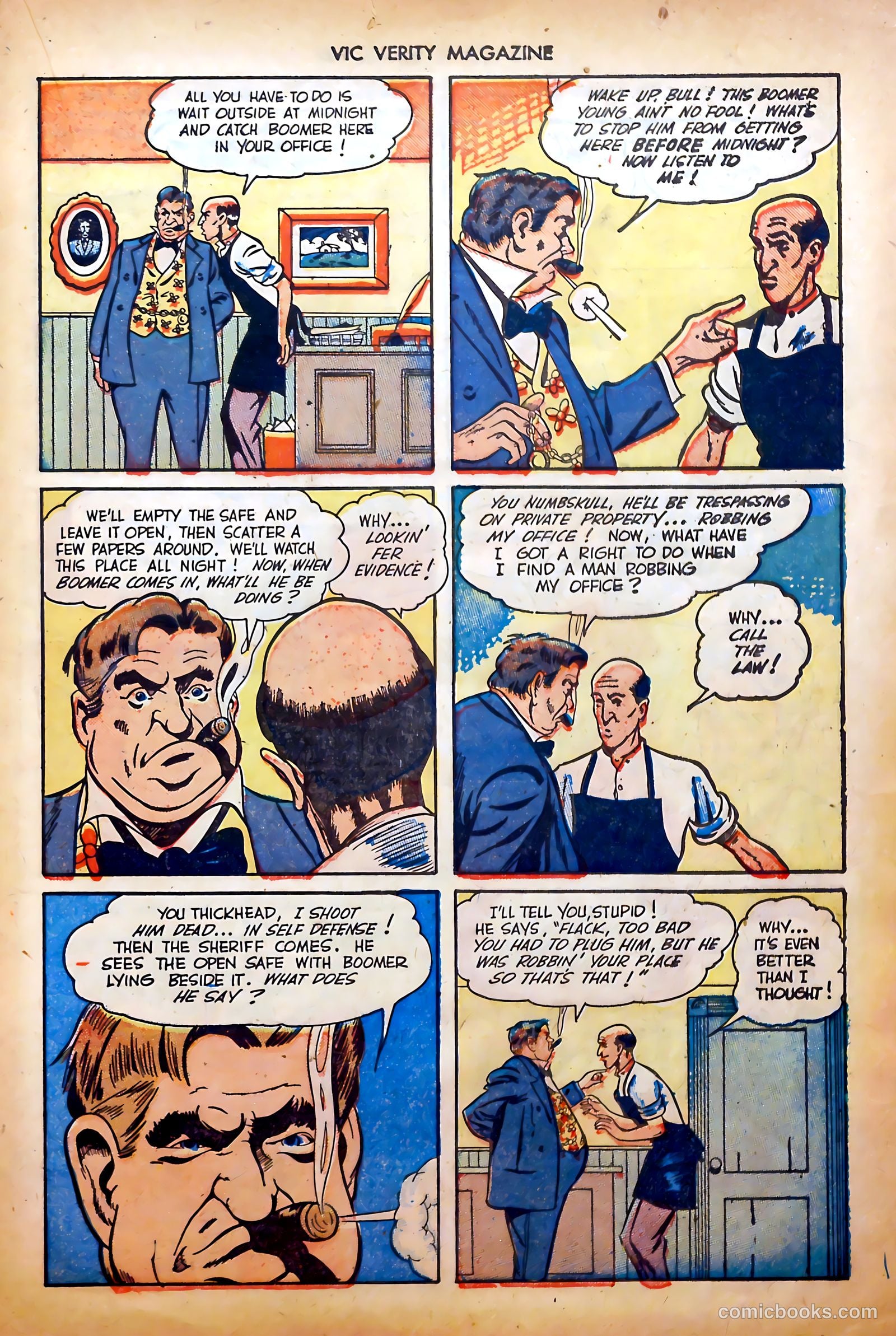 Vic Verity Magazine #6 (1946) — page 19 of 37