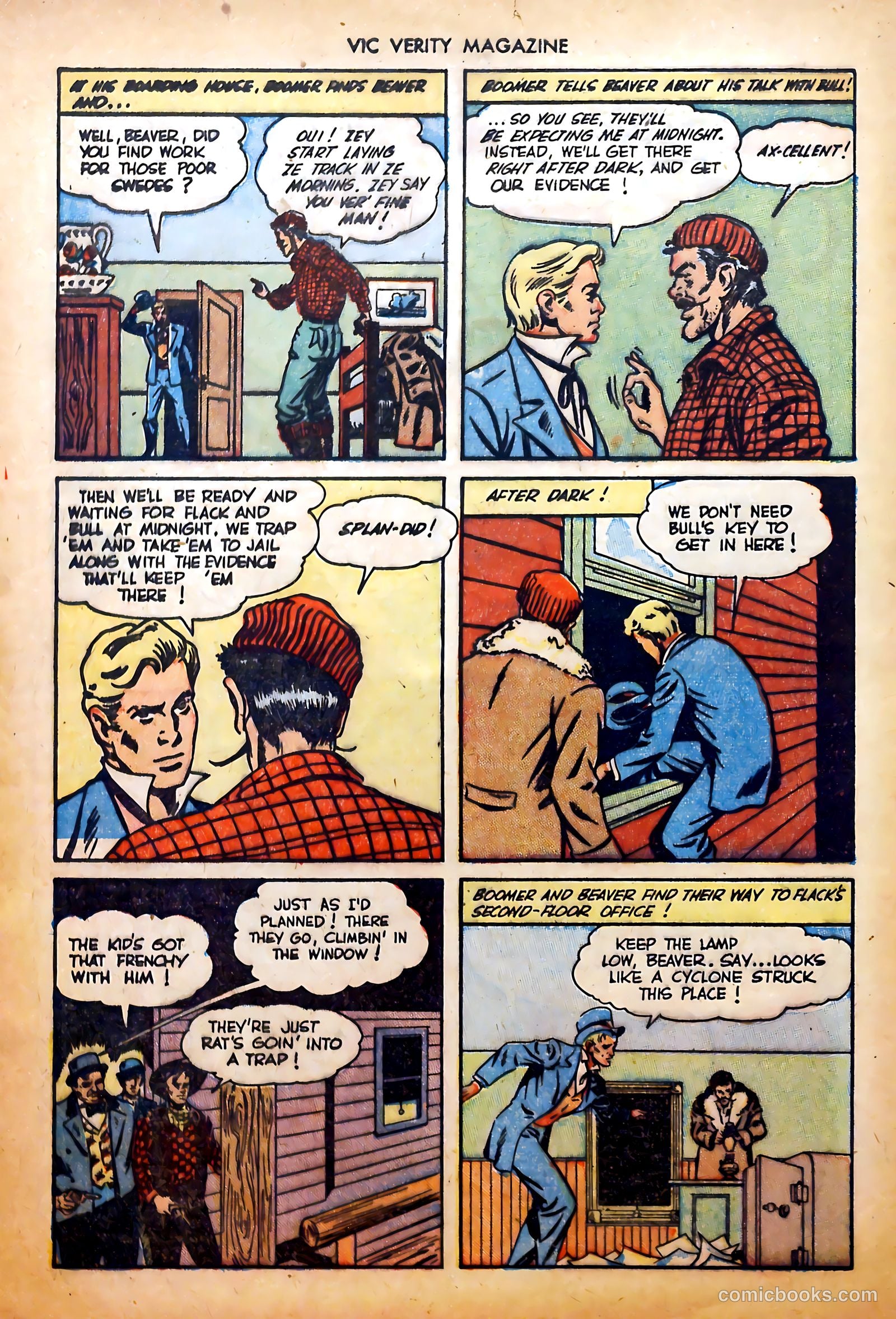 Vic Verity Magazine #6 (1946) — page 20 of 37
