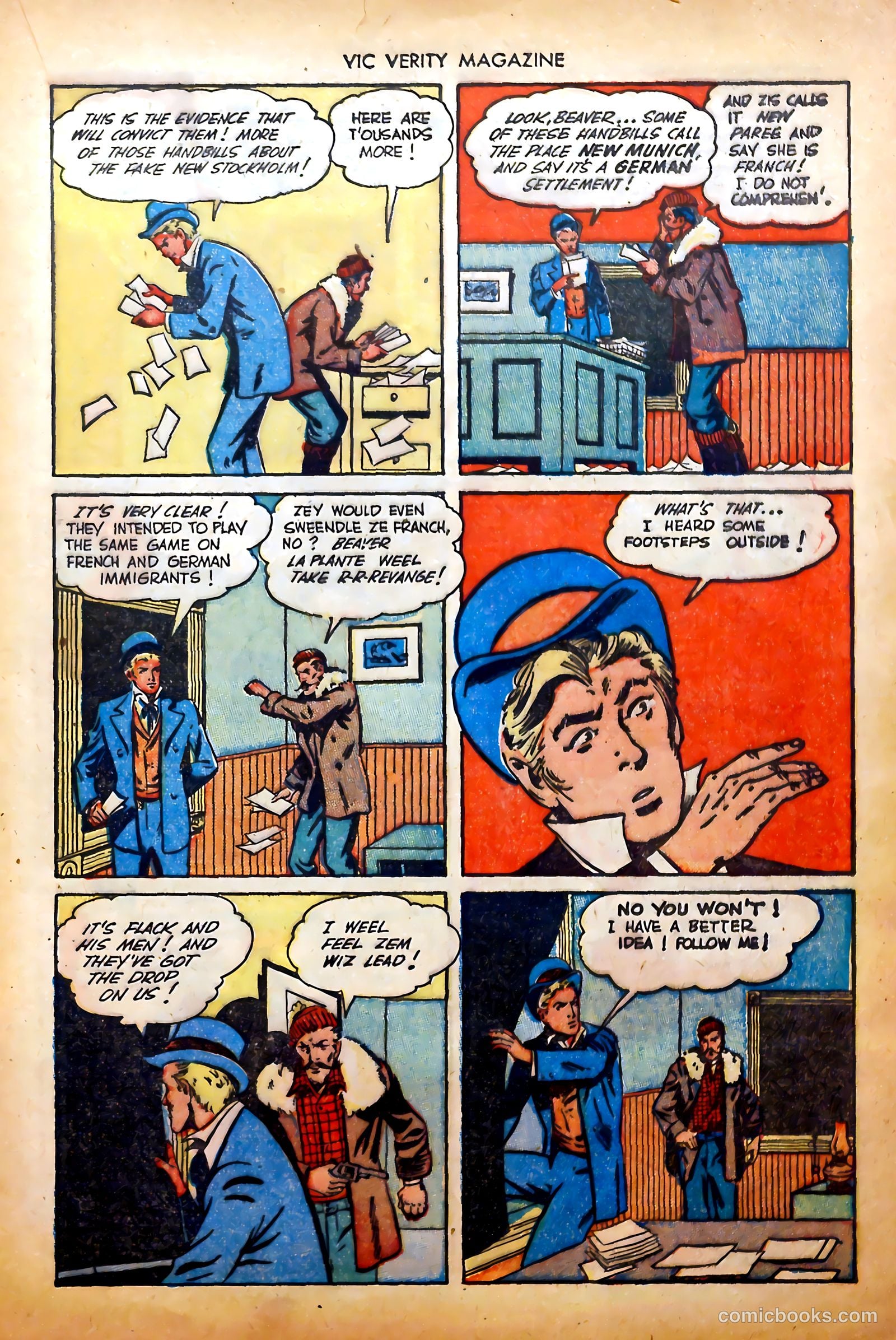 Vic Verity Magazine #6 (1946) — page 21 of 37