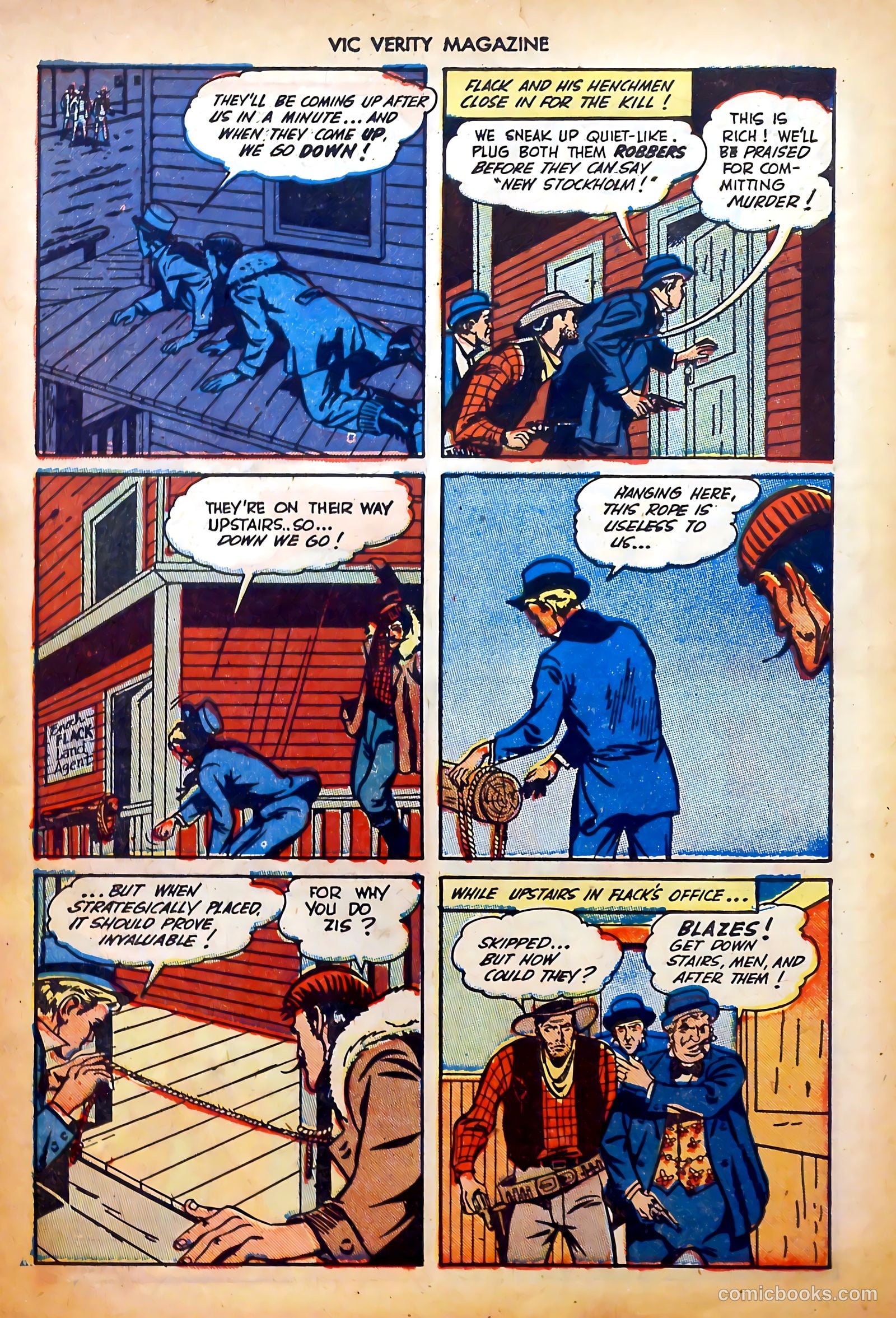 Vic Verity Magazine #6 (1946) — page 22 of 37