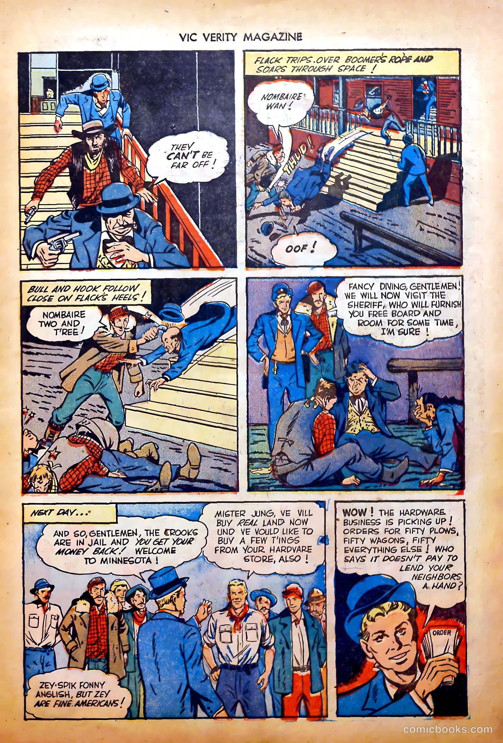 Vic Verity Magazine #6 (1946) — page 23 of 37