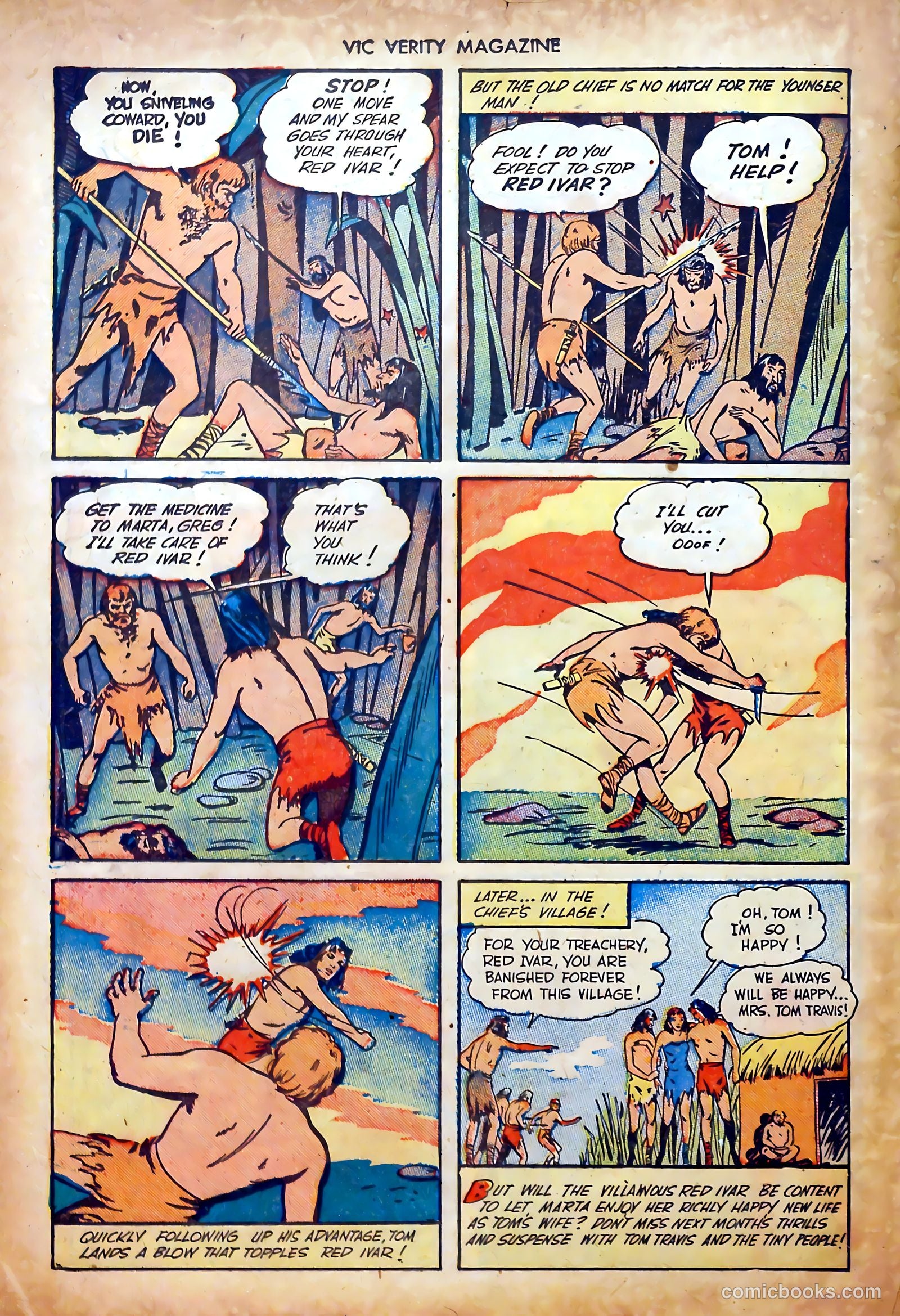 Vic Verity Magazine #6 (1946) — page 34 of 37