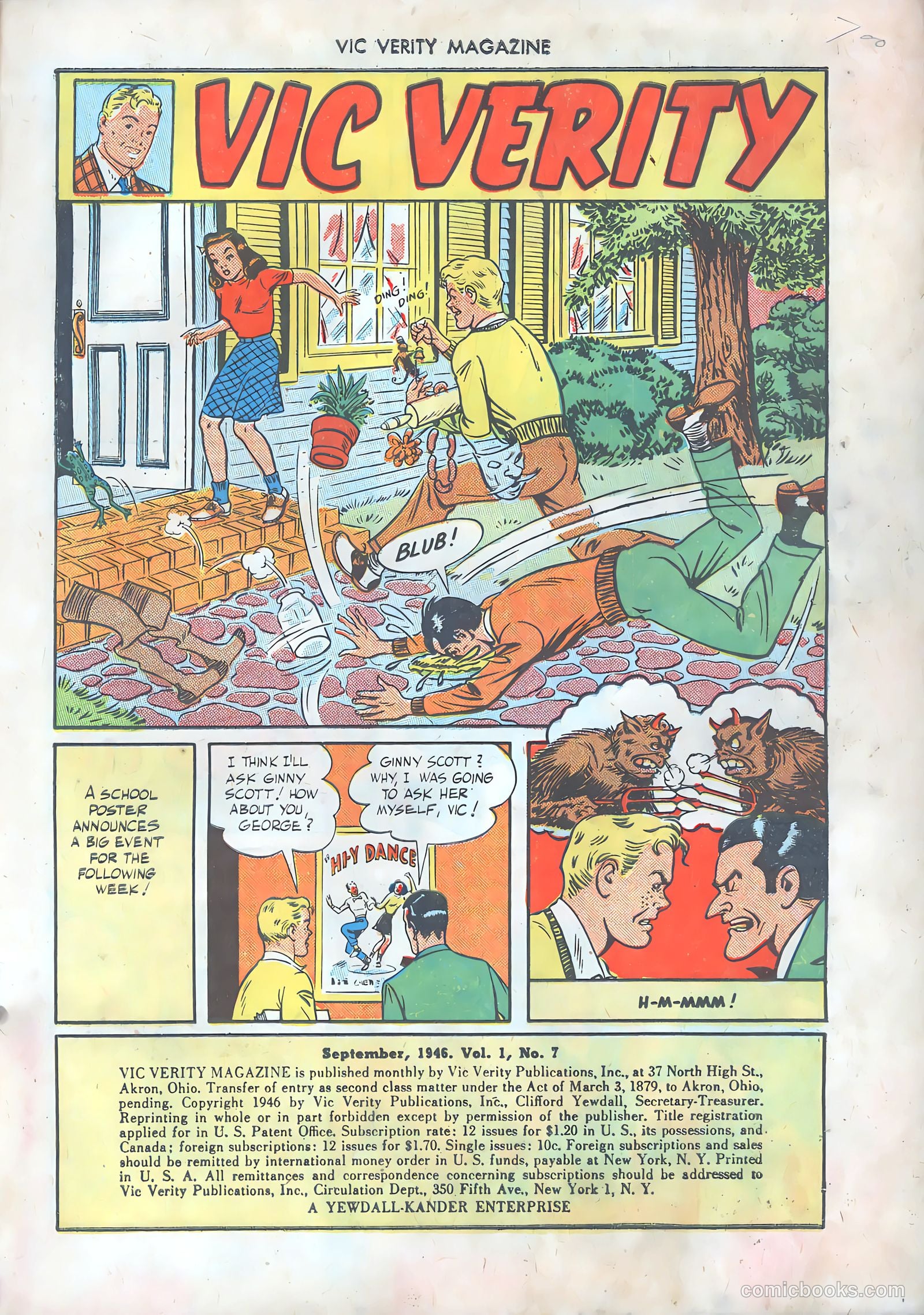 Vic Verity Magazine #7 (1946) — page 3 of 52