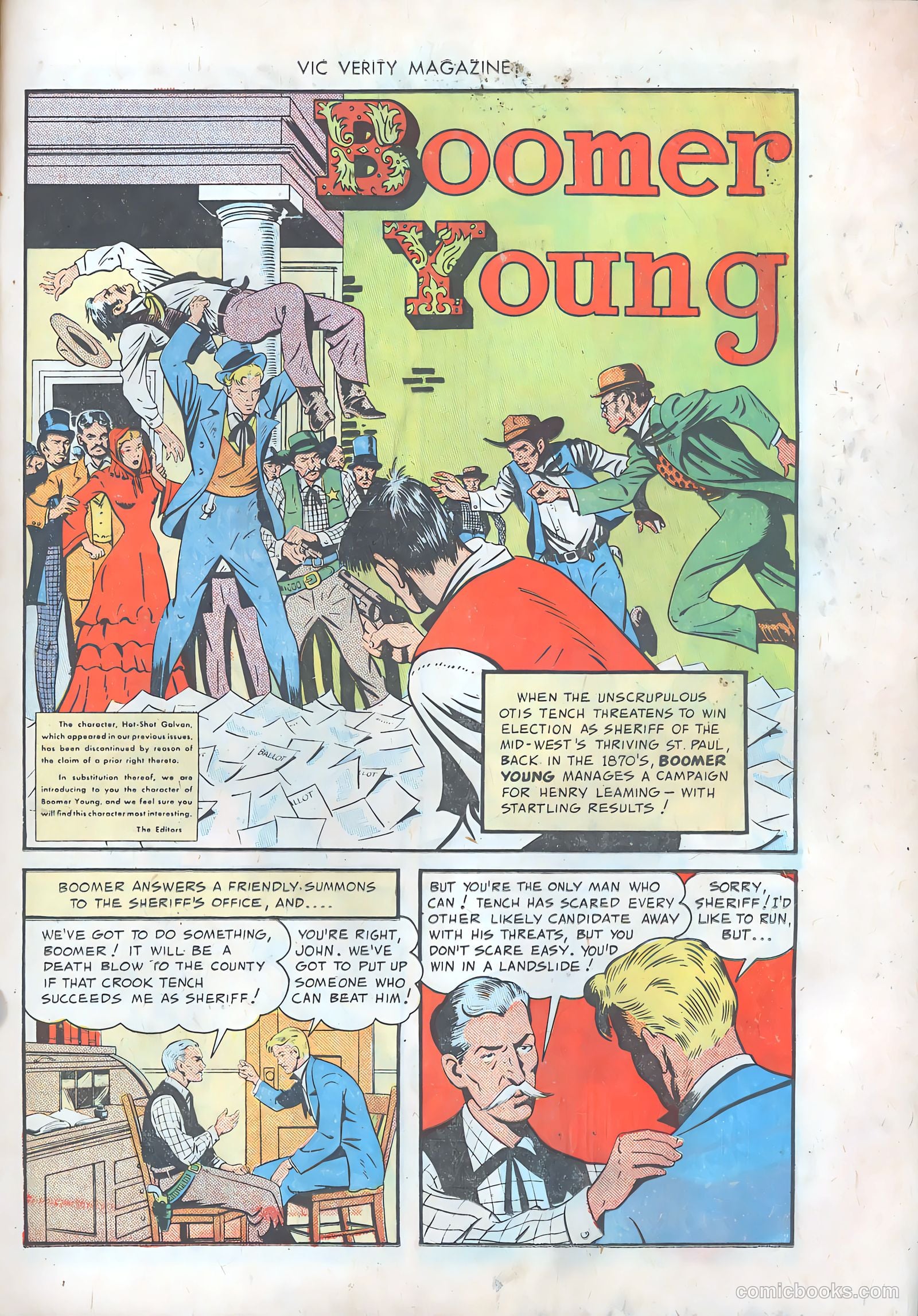 Vic Verity Magazine #7 (1946) — page 15 of 52